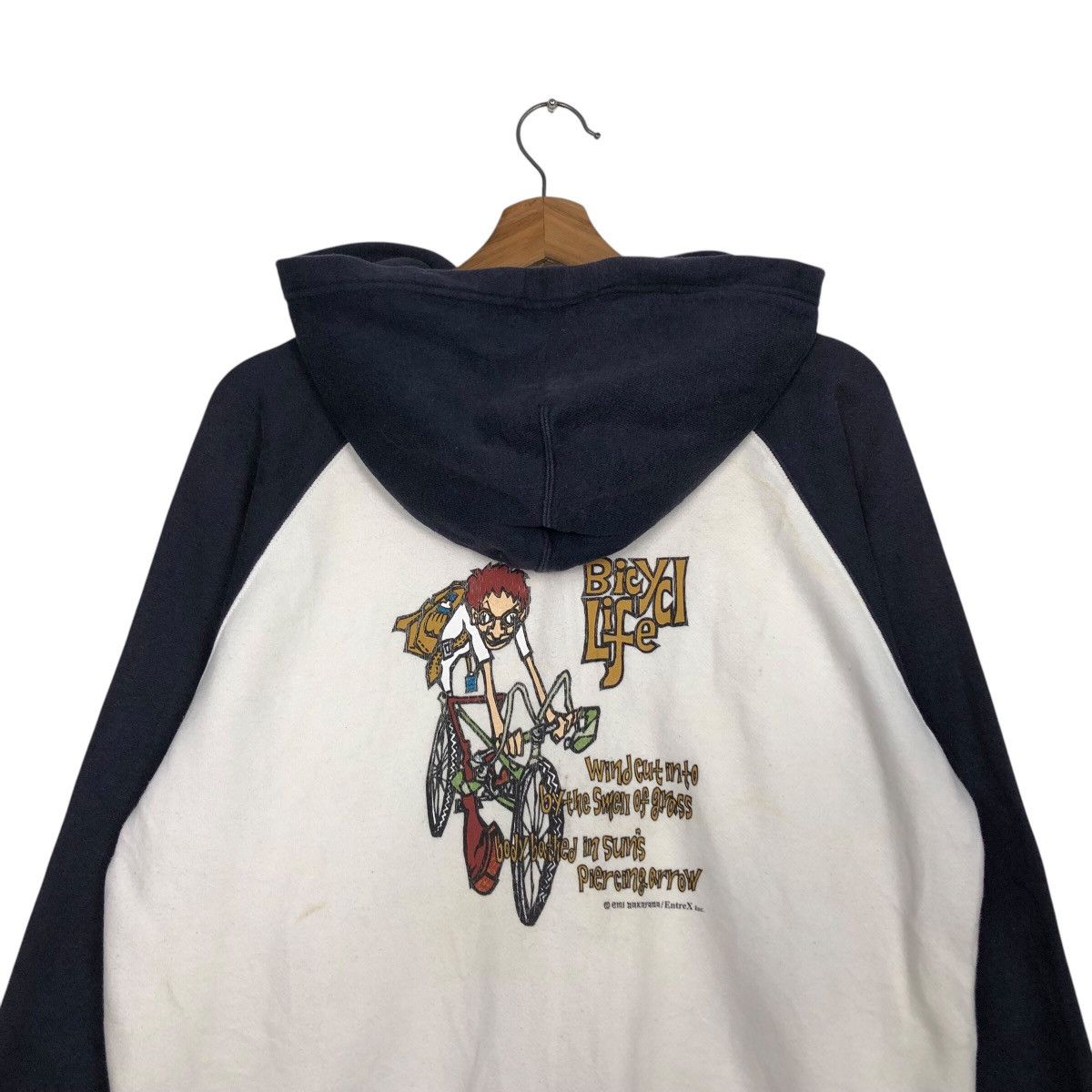 Japanese Brand × Vintage 📌Vintage Zipper Jacket Mischievous Big Logo Punk Style Size US M / EU 48-50 / 2 - 10 Thumbnail