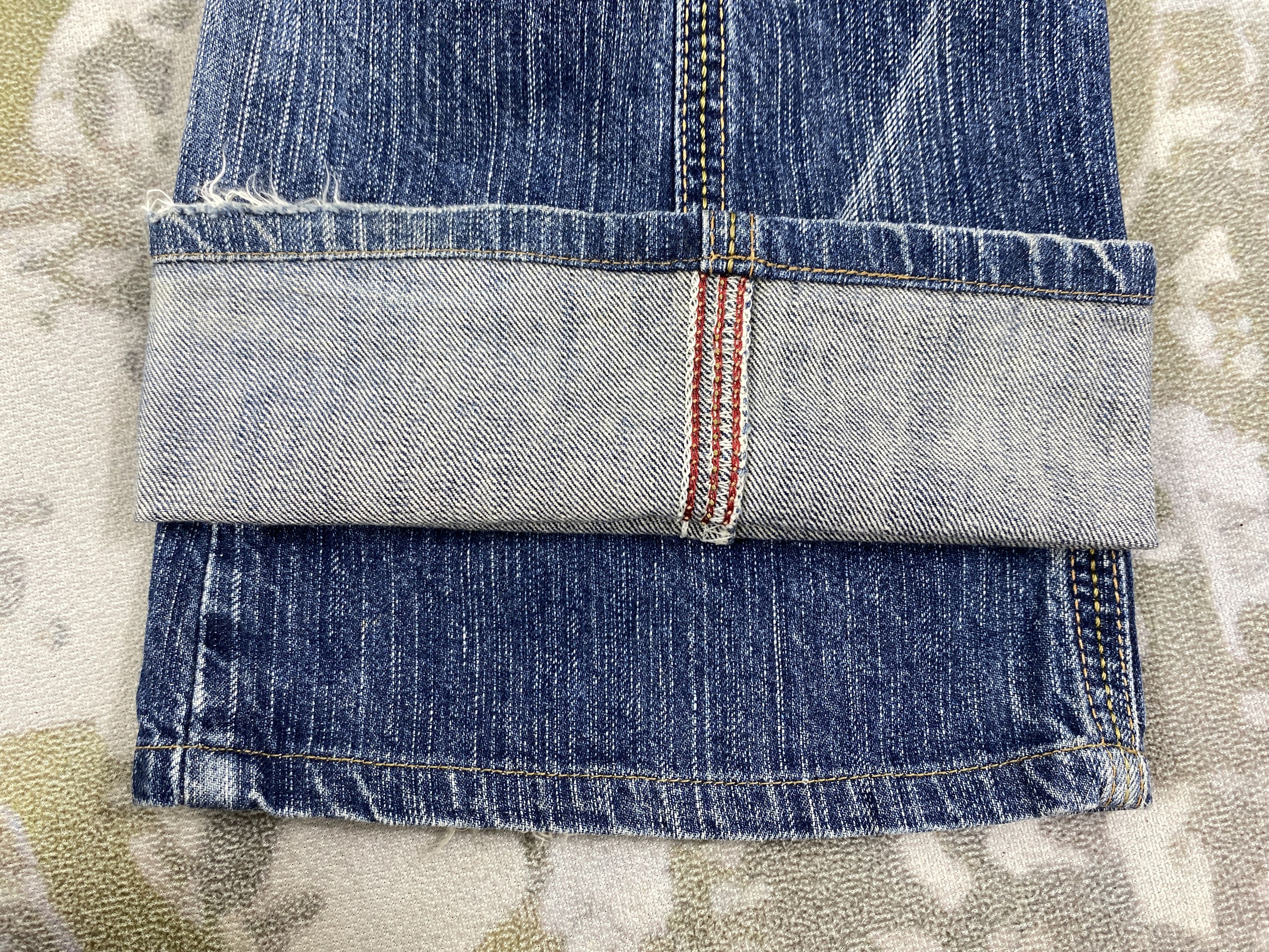 Le Grande Bleu (L.G.B.) Vintage Edwin LGB style Flare Jeans 34x29.5 - JN 3023 Size US 34 / EU 50 - 11 Thumbnail