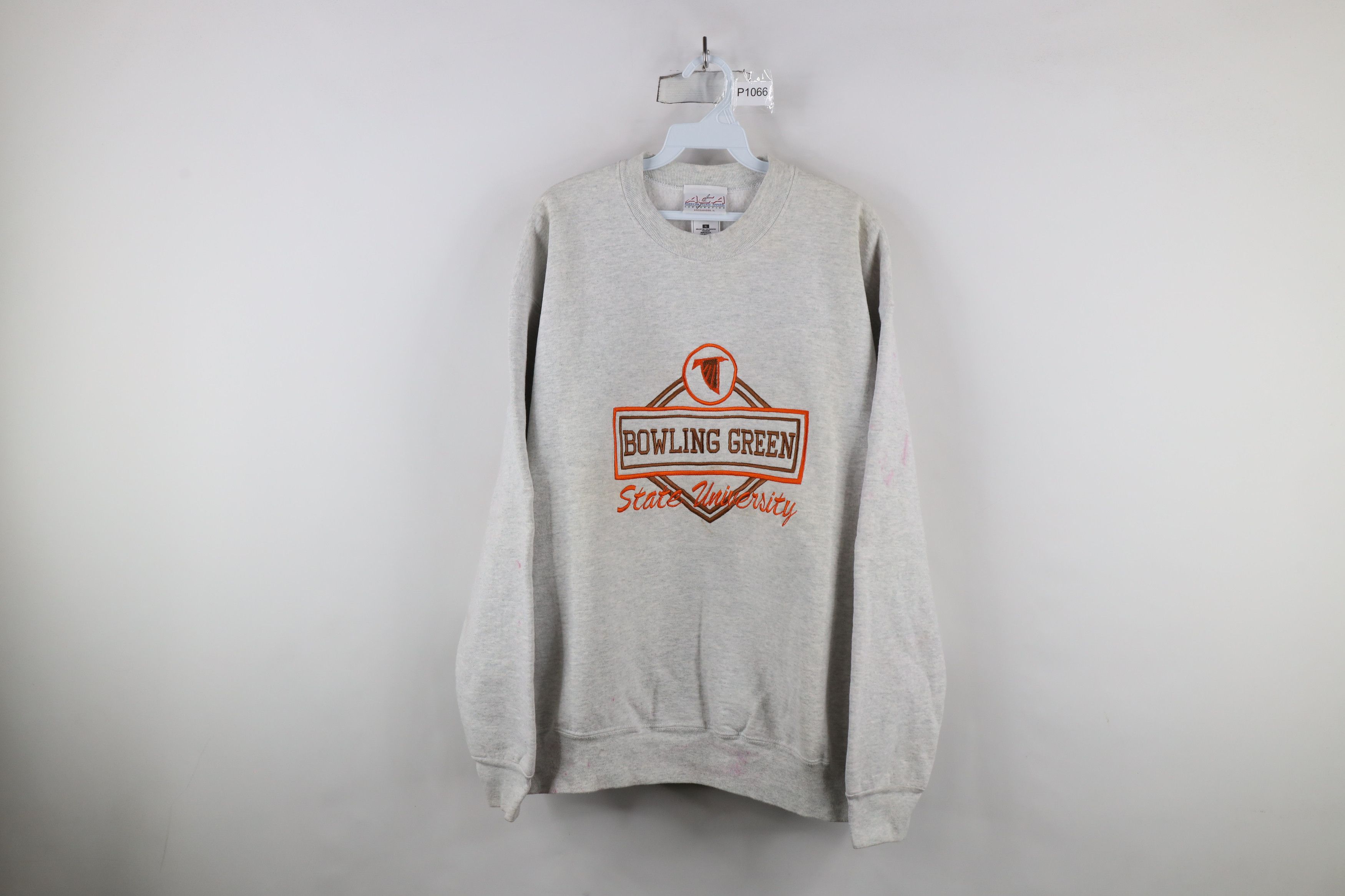 Vintage Vintage 90s Bowling Green State University Sweatshirt USA Size US XL / EU 56 / 4 - 1 Thumbnail