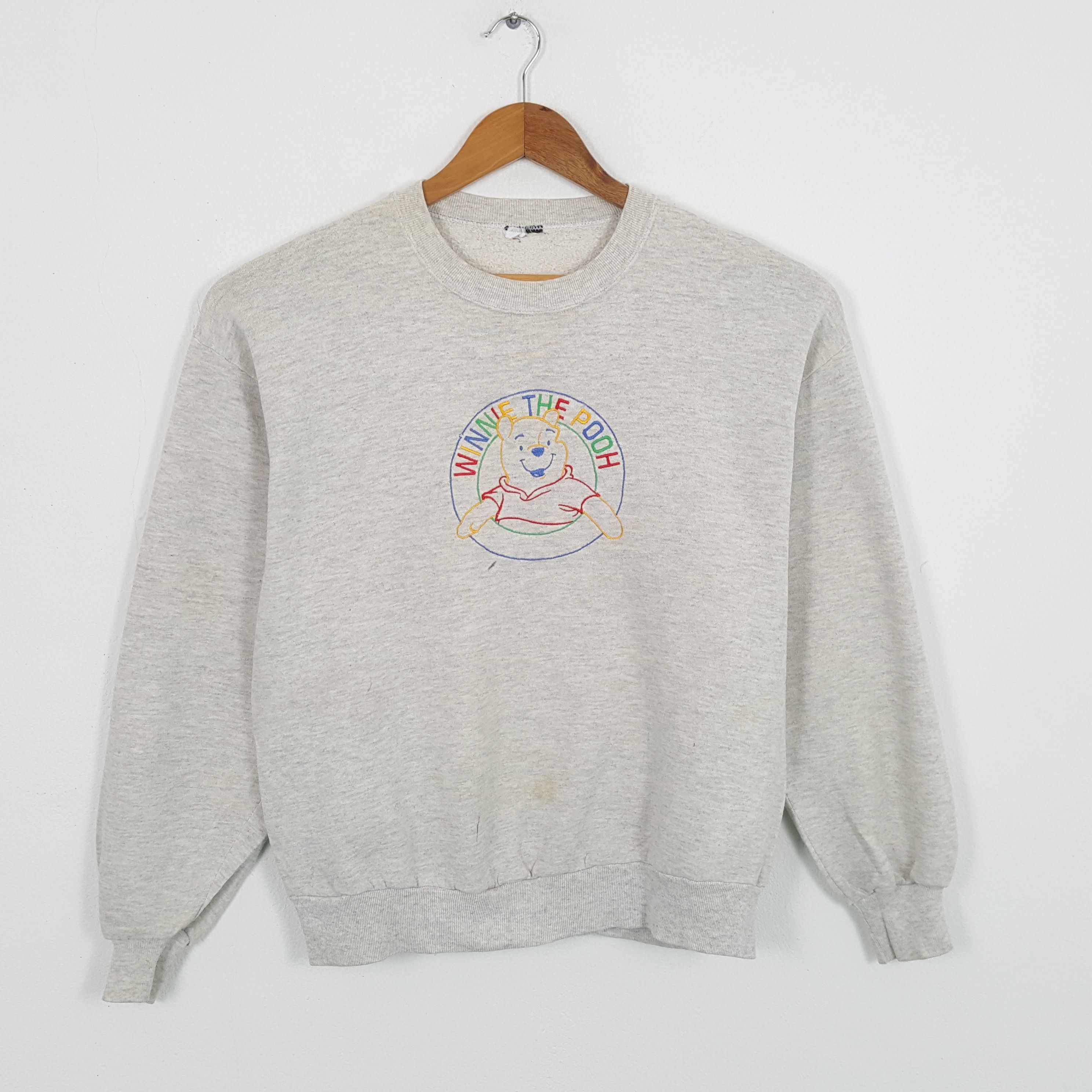 Cartoon Network × Vintage Vintage WINNIE THE POOH American Cartoon Promo Sweatshirts Size US L / EU 52-54 / 3 - 1 Thumbnail