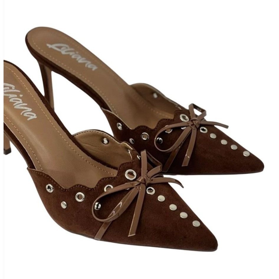 Other LILIANA / Caprice-2 / Brown / Suede / Pointed-Toe / Heeled M Size US 10 / IT 40 - 2 Thumbnail