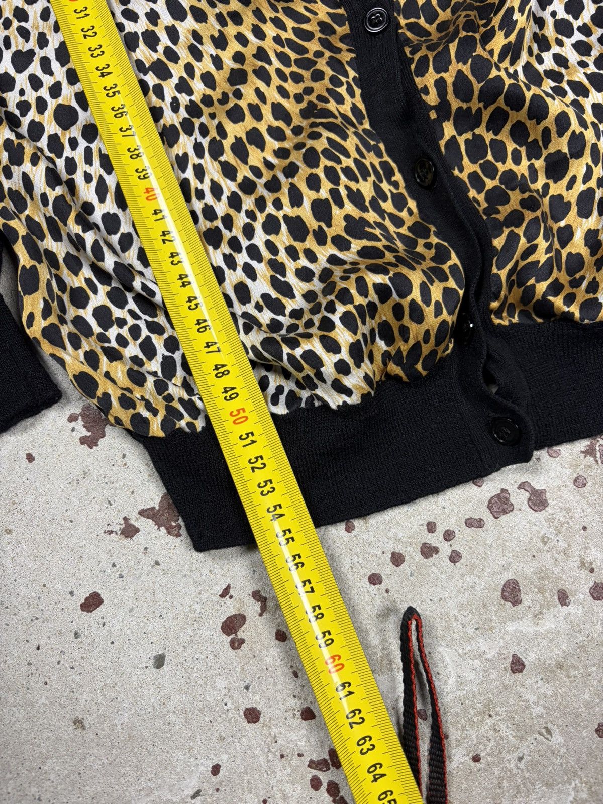 Dolce & Gabbana Dolce & Gabbana Leopard Print Silk & Wool Cardigan Sweater Size S / US 4 / IT 40 - 16 Thumbnail