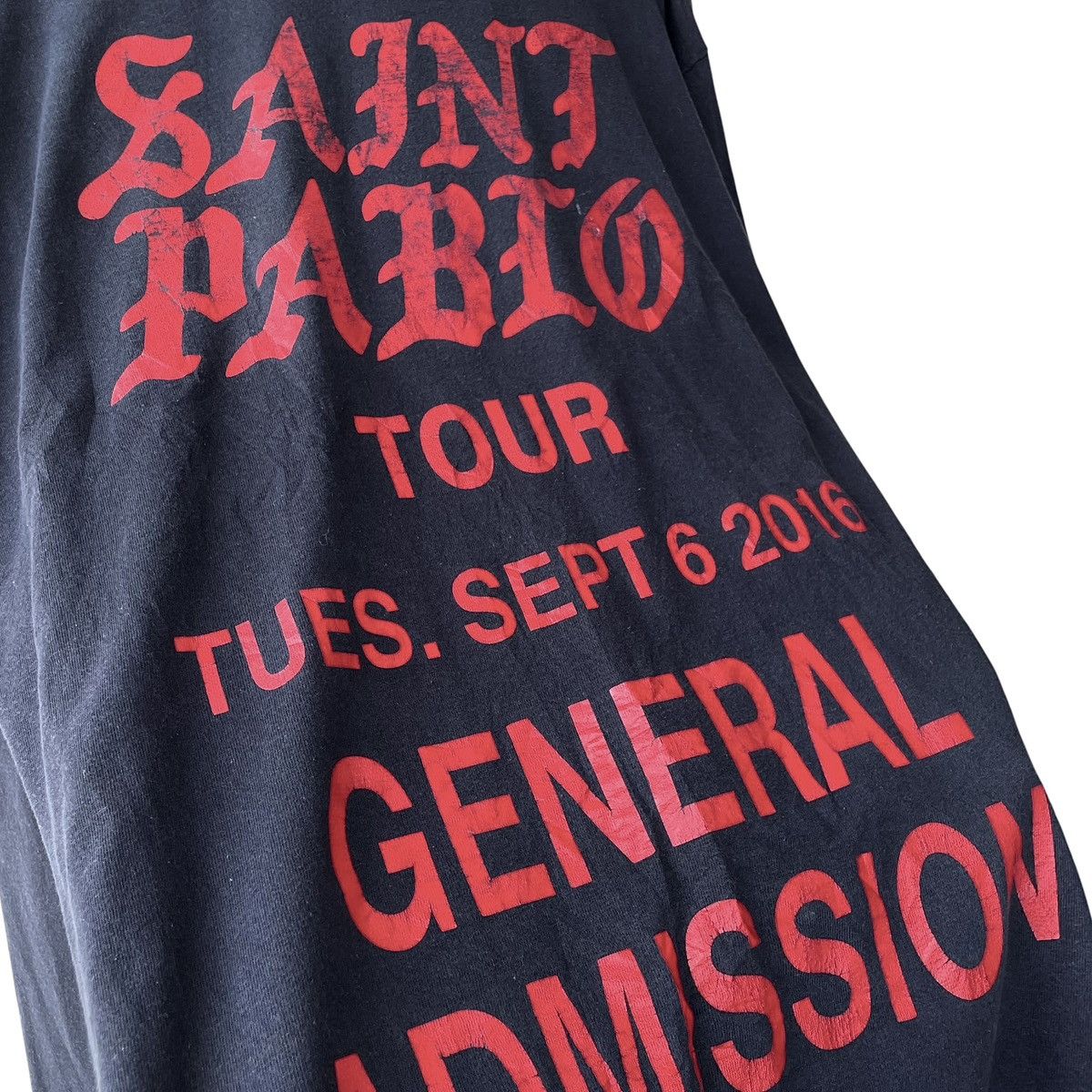 Kanye West Kanye West Saint Pablo 2016 Tour Promo Tee Size US XL / EU 56 / 4 - 4 Thumbnail