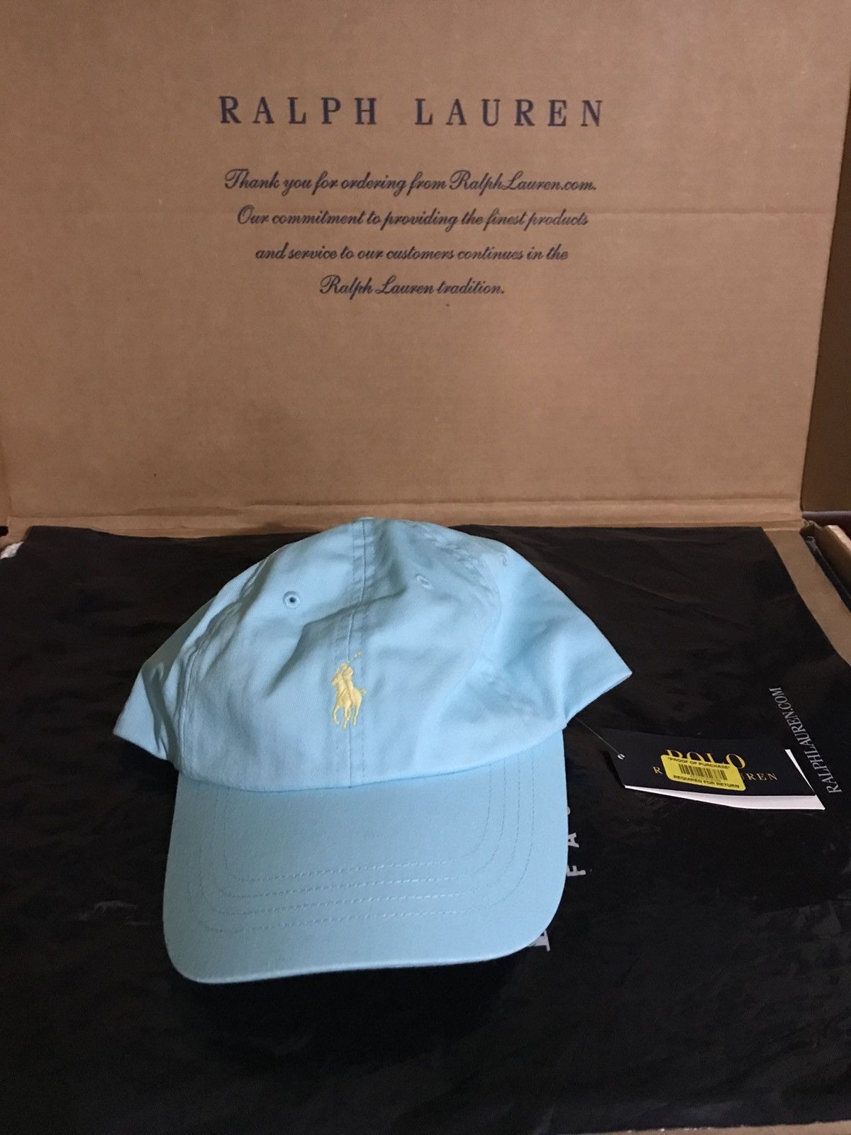 Polo Ralph Lauren Polo by Ralph Lauren Turquoise/ Light Blue Cap OS fits all Size ONE SIZE - 2 Thumbnail