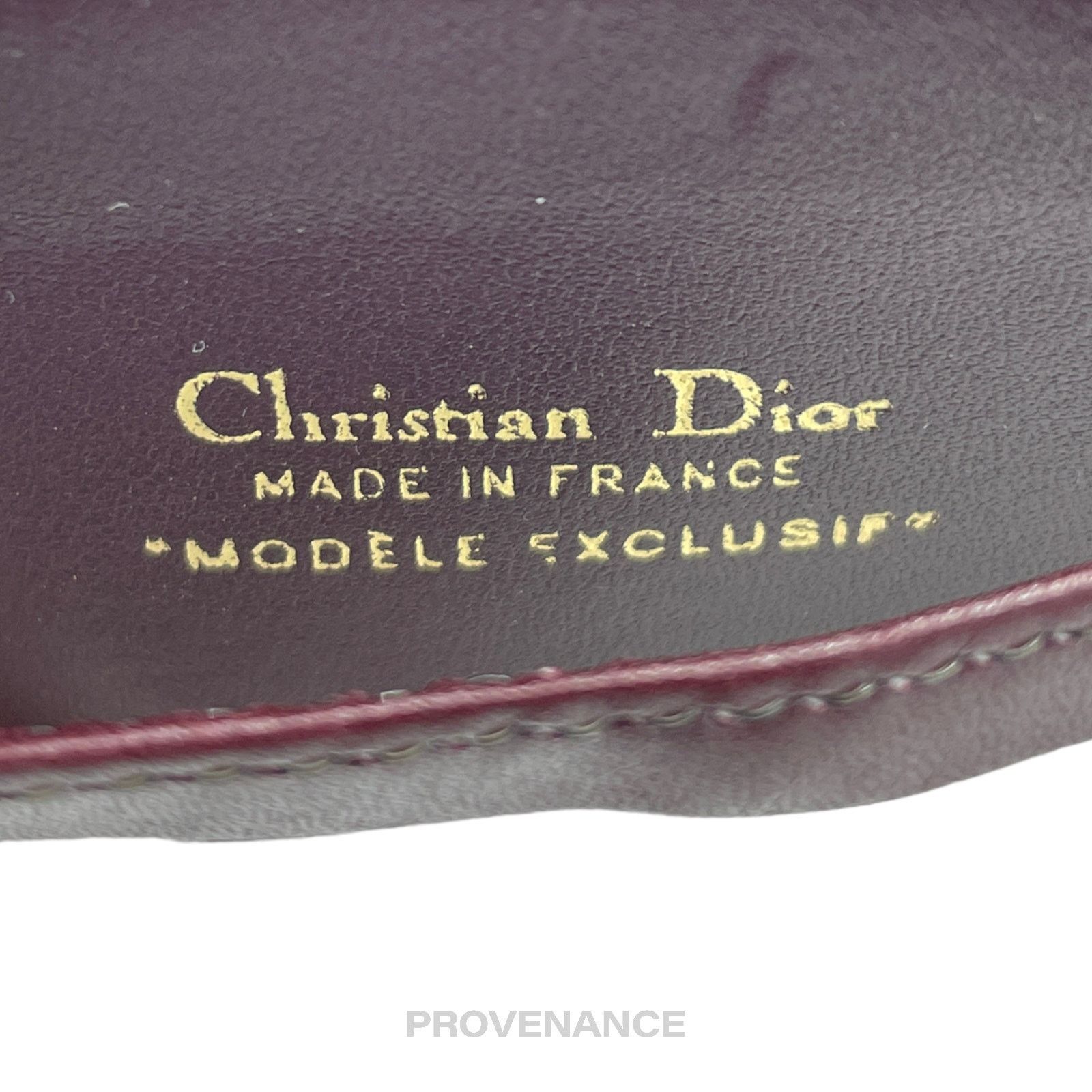 Dior 🔴 Dior Trotter Bifold Wallet - Burgundy Jacquard Size ONE SIZE - 7 Thumbnail