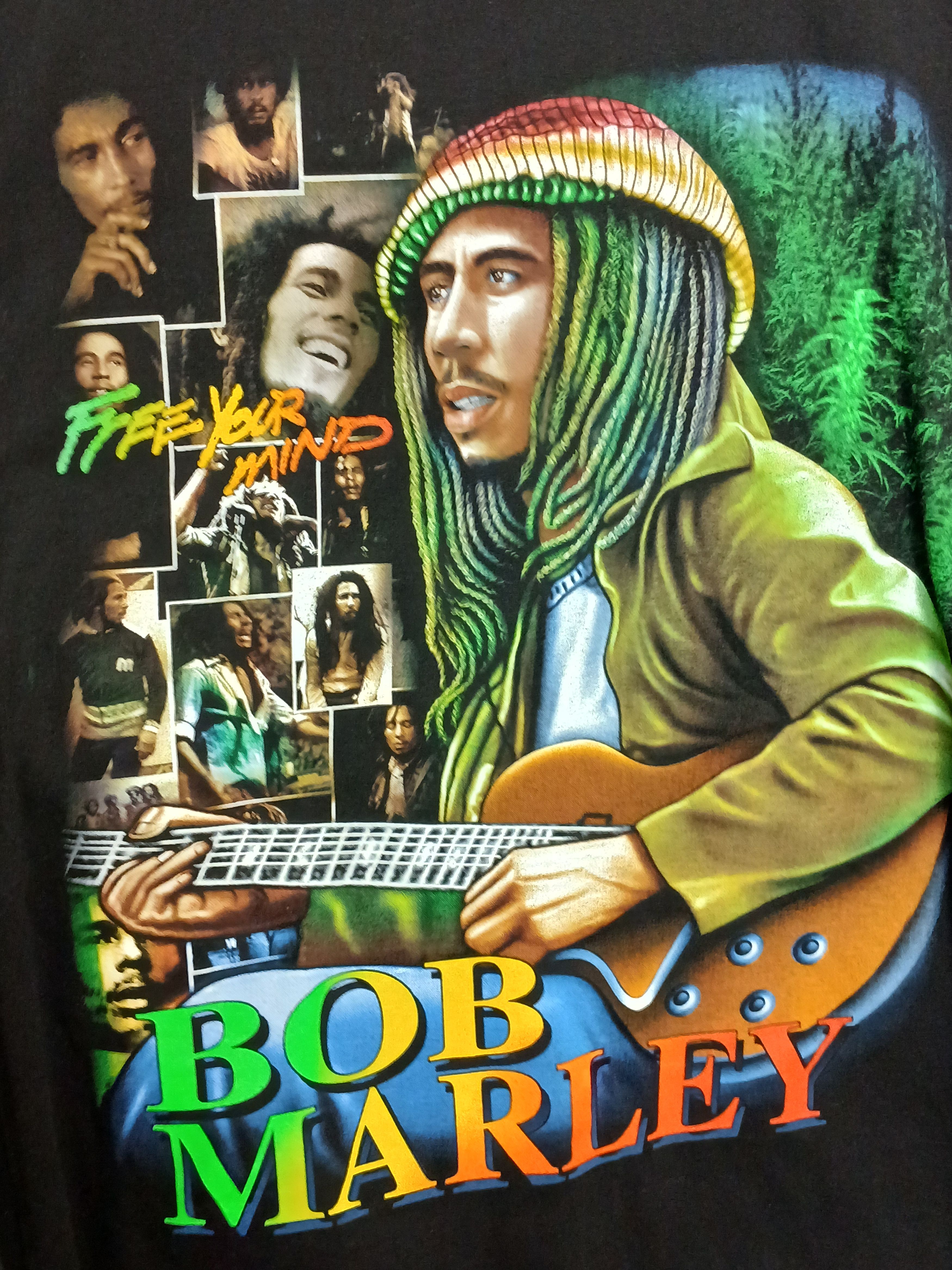 Band Tees × Bob Marley New Bob Marley T-Shirt Size US L / EU 52-54 / 3 - 3 Thumbnail