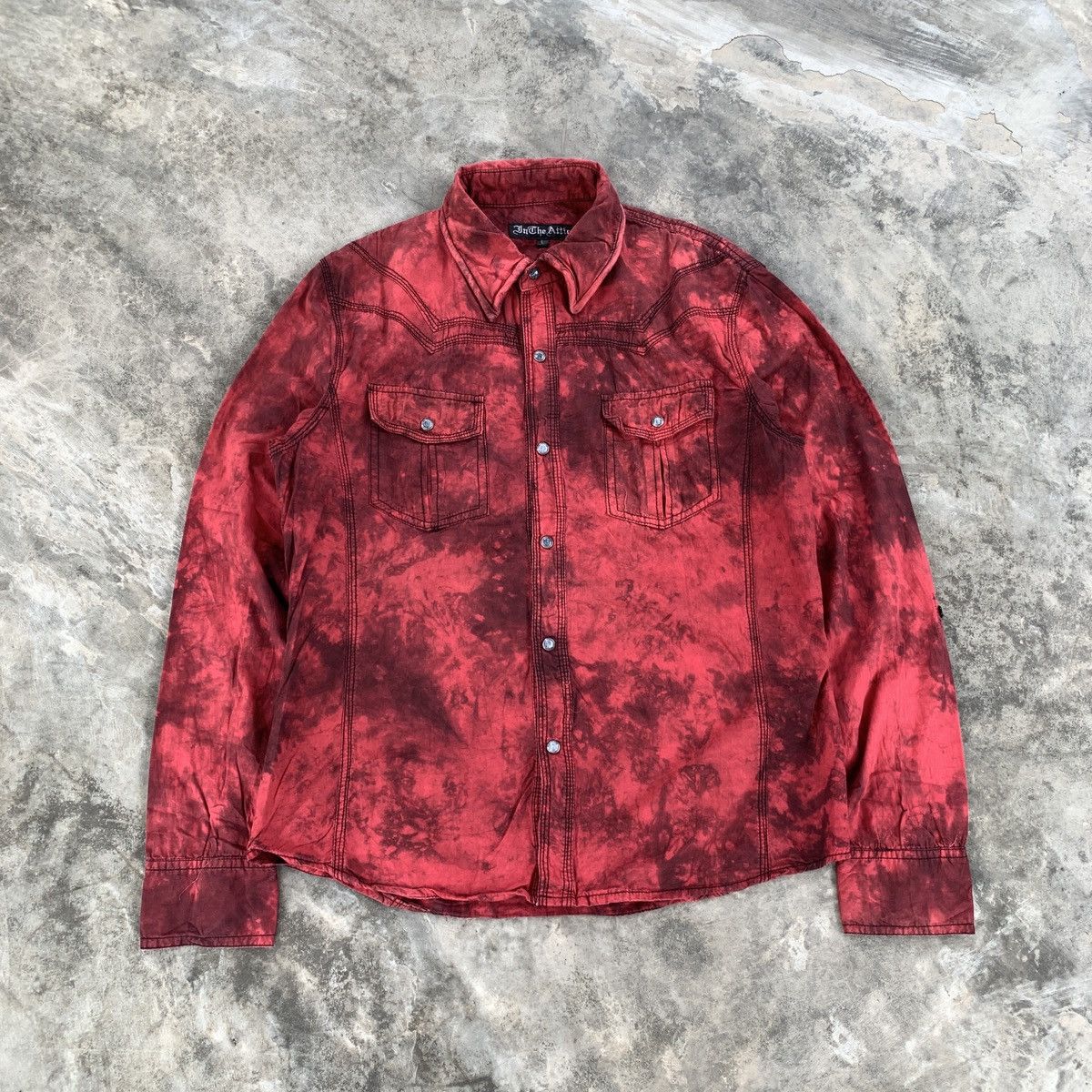 In The Attic In The Attic Red Dye Punk Ifsix LGB Style Shirt Size US L / EU 52-54 / 3 - 1 Thumbnail
