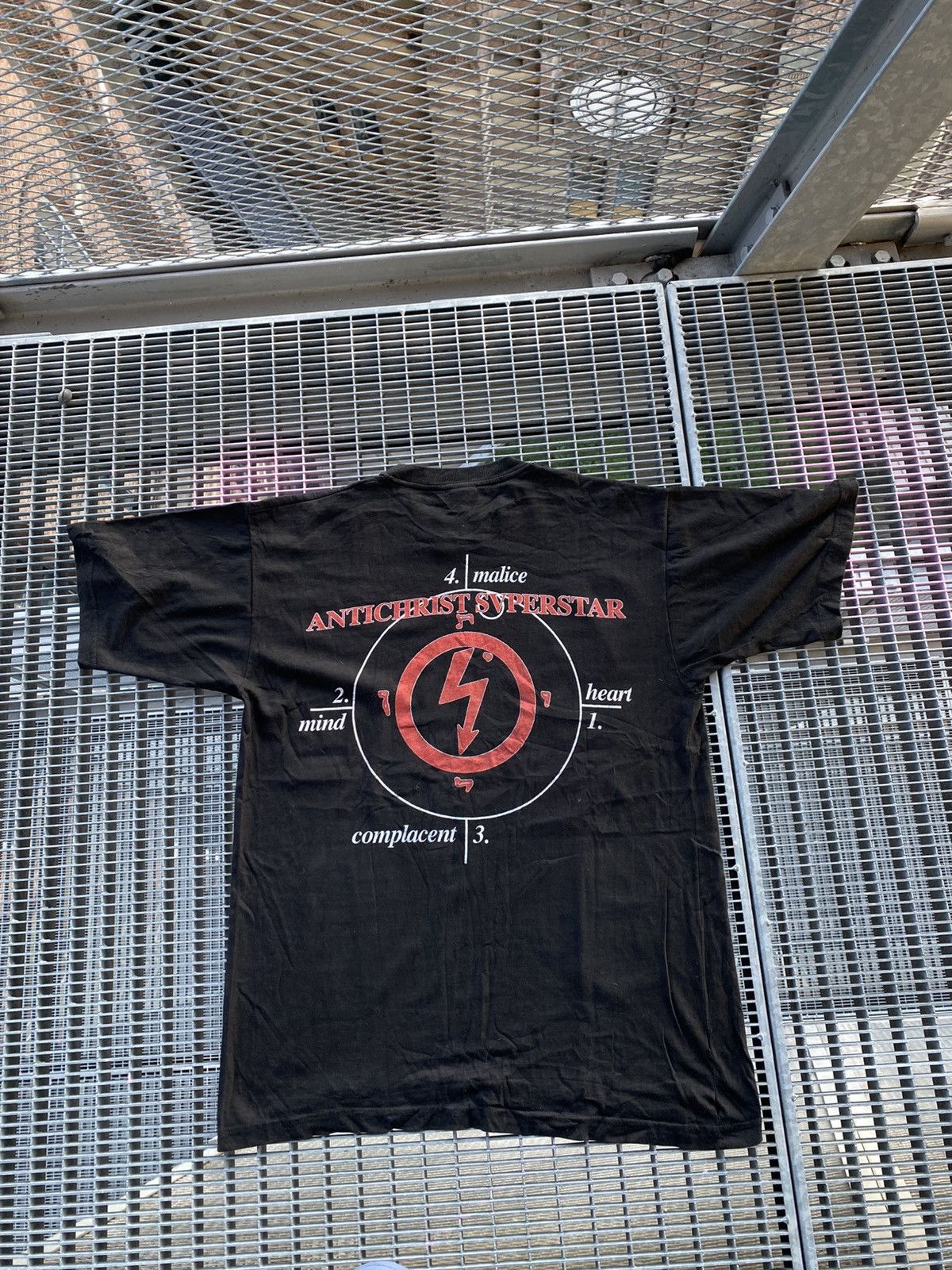 Band Tees Vintage 90s Marilyn Manson Antichrist Super Star T-Shirt Size US XL / EU 56 / 4 - 8 Thumbnail