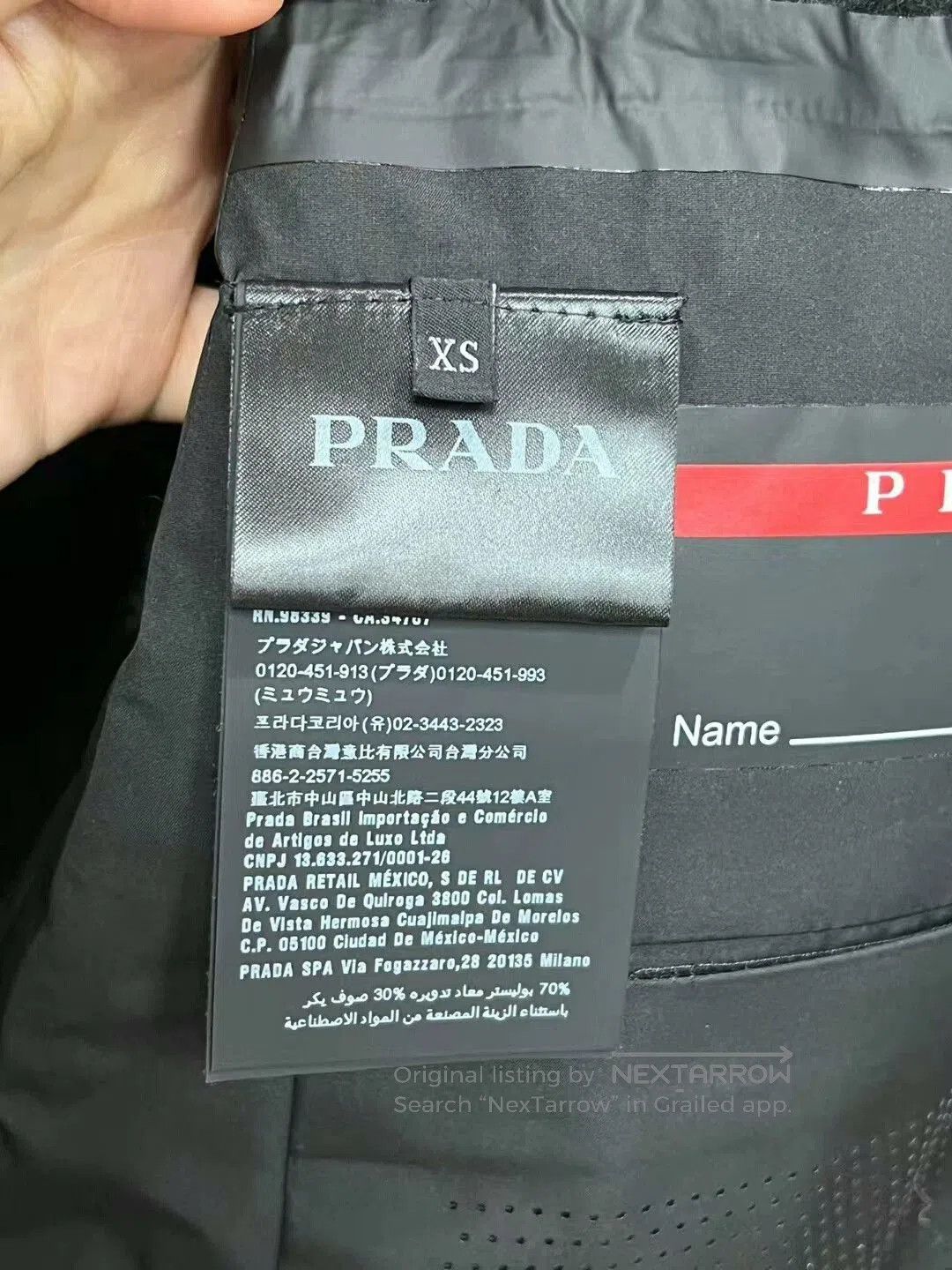 Prada prada teddy coat in black for women. Size XS / US 0-2 / IT 36-38 - 4 Thumbnail