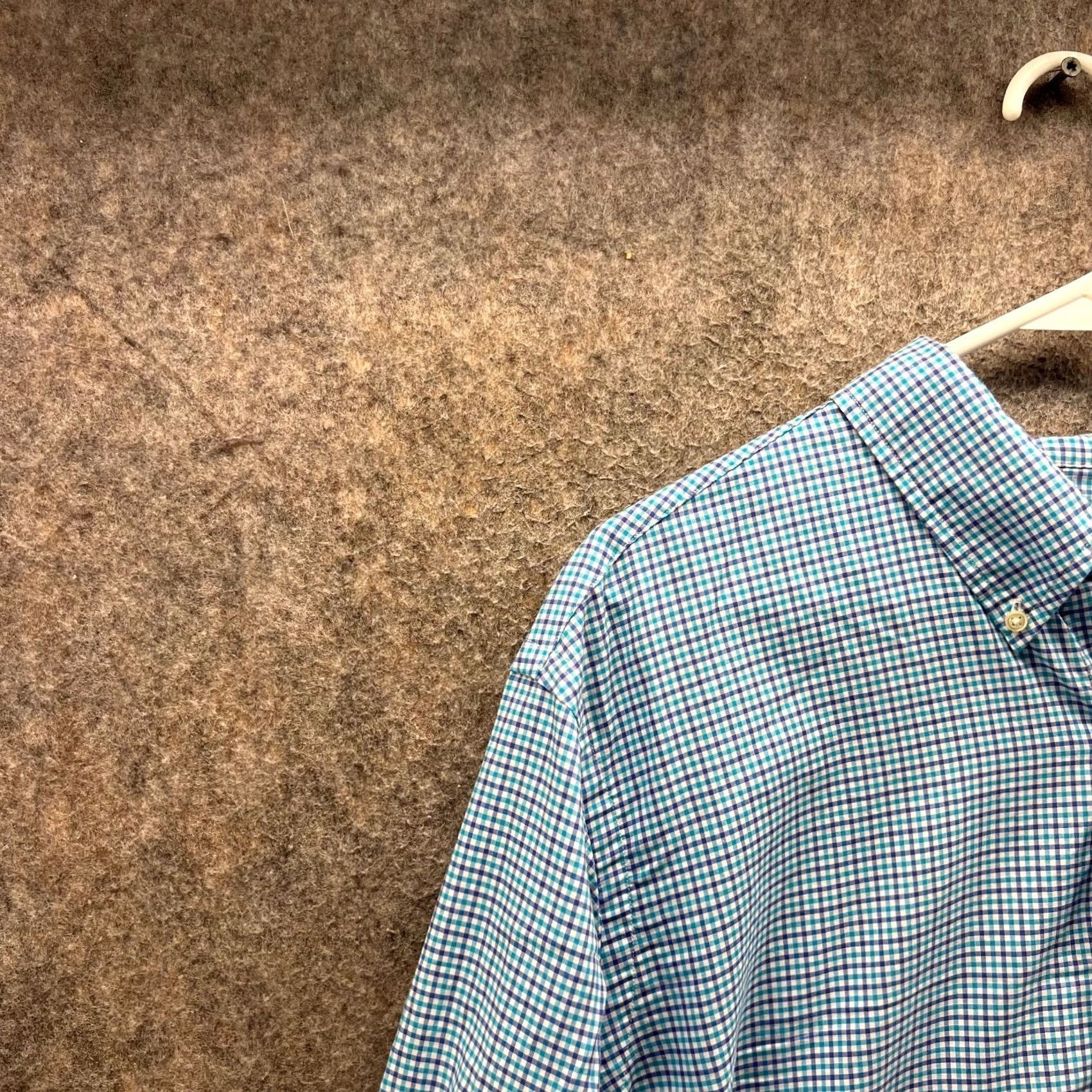 Ralph Lauren Ralph Lauren Shirt Mens XL Blue Button-Down Gingham Oxford Pony Stretch Plaid Shirt Size US XL / EU 56 / 4 - 7 Thumbnail