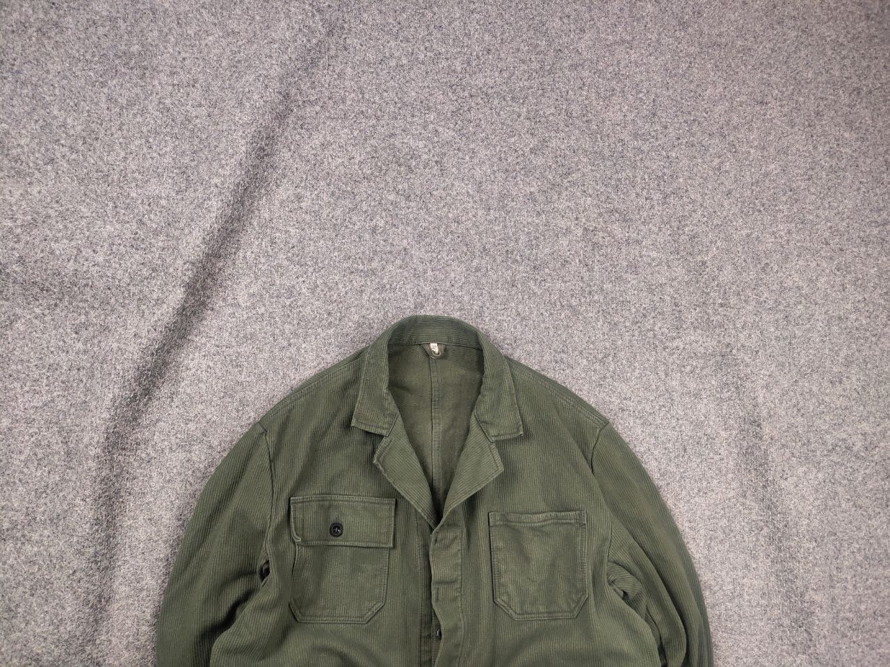 Vintage 80's vetra French work Texture pockets chore Jacket