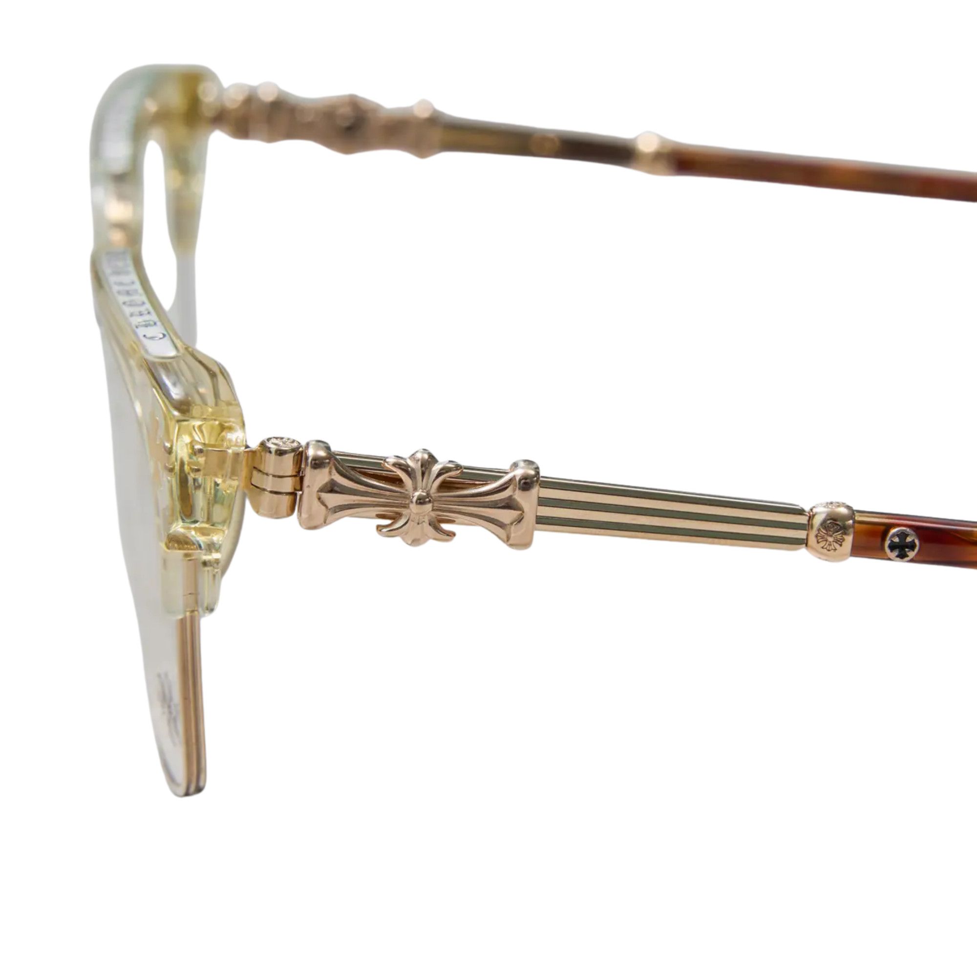 Chrome Hearts CHROME HEARTS BONENNOISSEUR II II PA GP HAVANA GLASSES Size ONE SIZE - 3 Thumbnail