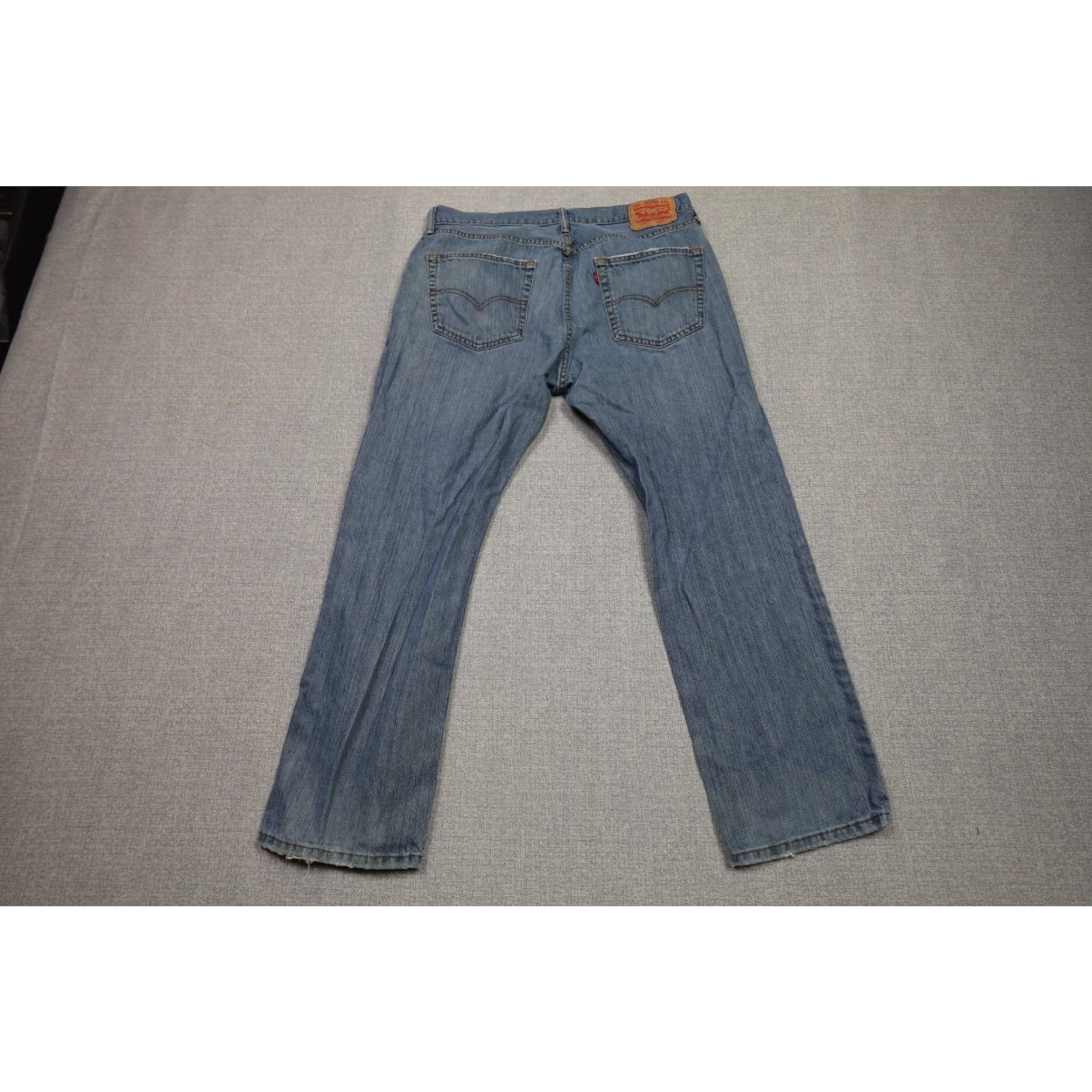 Levi's Levi's 559 Jeans Mens 36x30 Blue Relaxed Straight Light Wash Denim USA Size US 36 / EU 52 - 4 Thumbnail