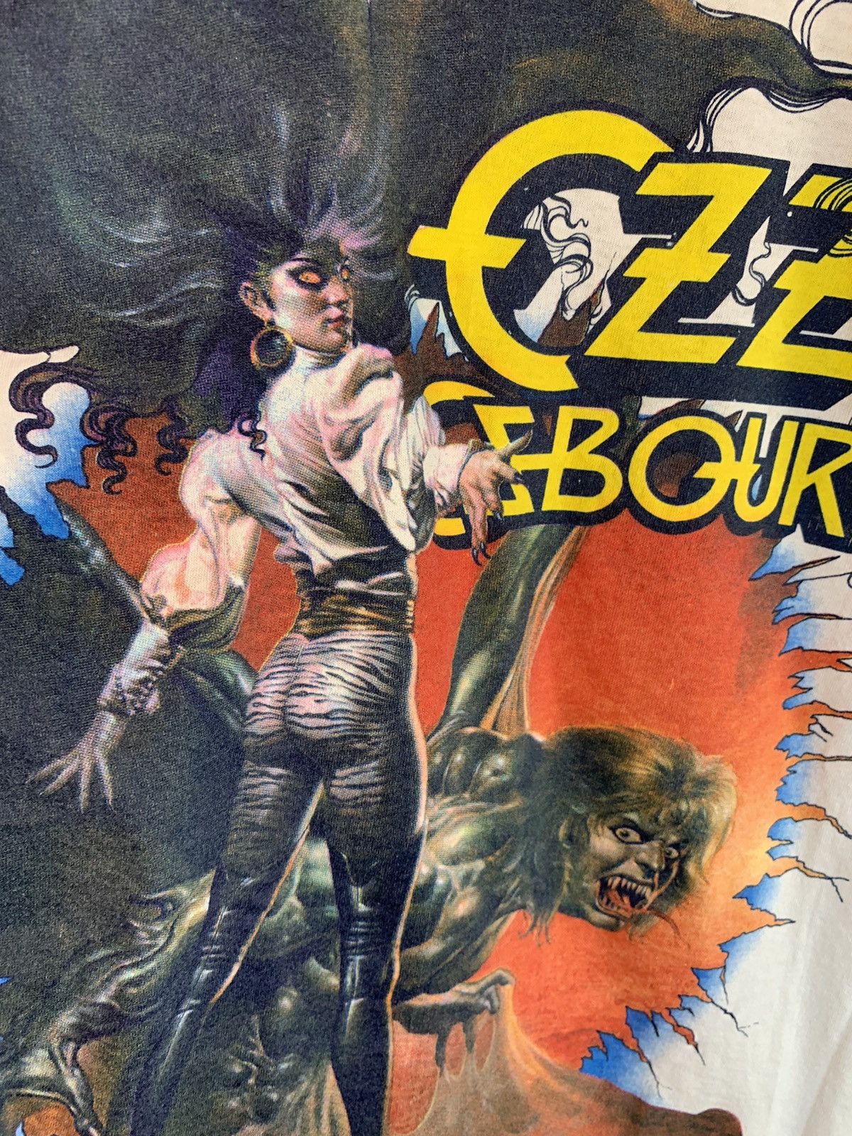 Band Tees × Ozzy Osbourne × Vintage RARE Vintage 1986 Ozzy Osbourne Ultimate Sin Tour Band Shirt Size US M / EU 48-50 / 2 - 5 Thumbnail