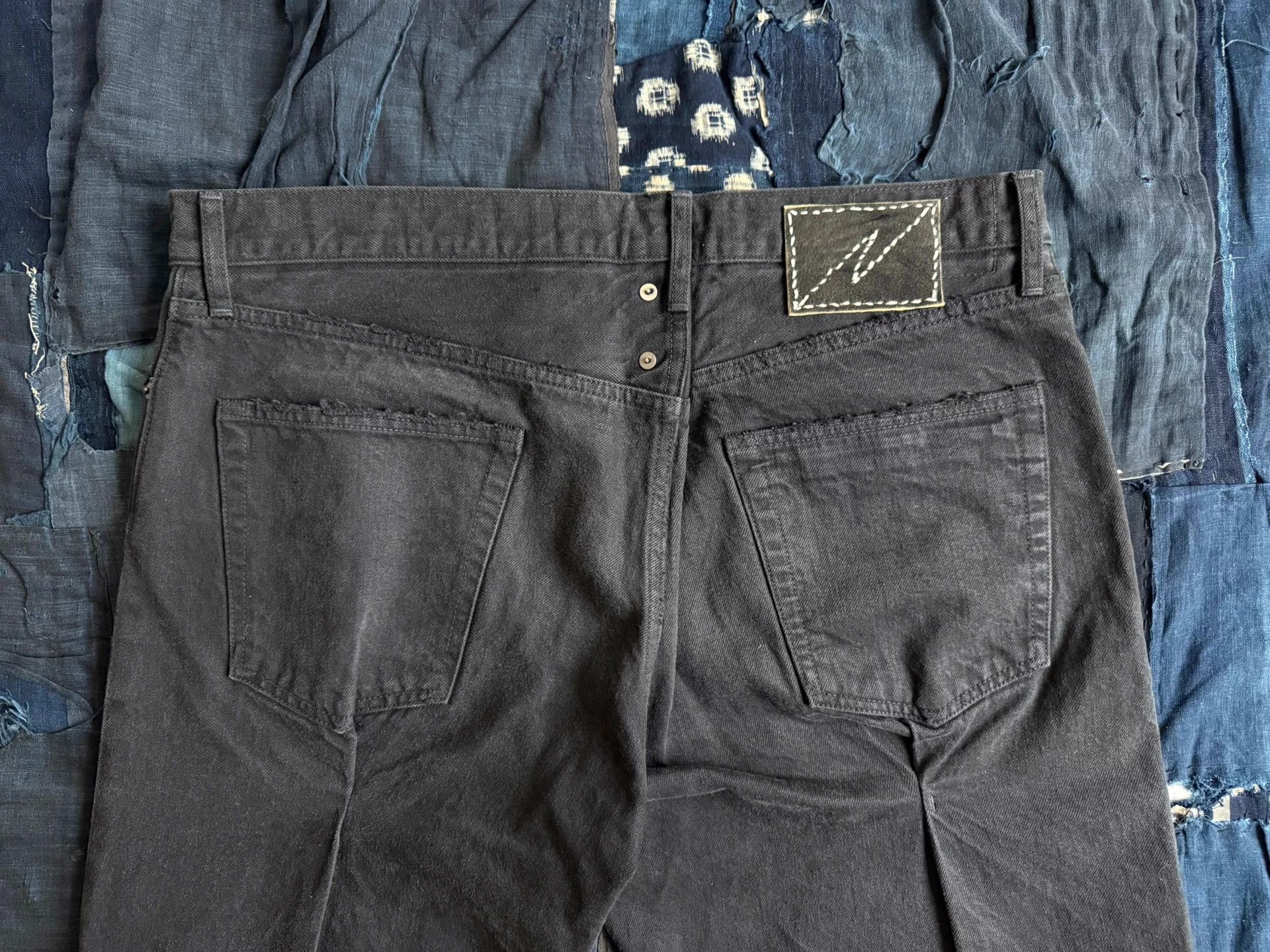 Visvim VISVIM 22SS JOURNEYMAN Distressed Denim Blk Tacked Size US 36 / EU 52 - 6 Thumbnail
