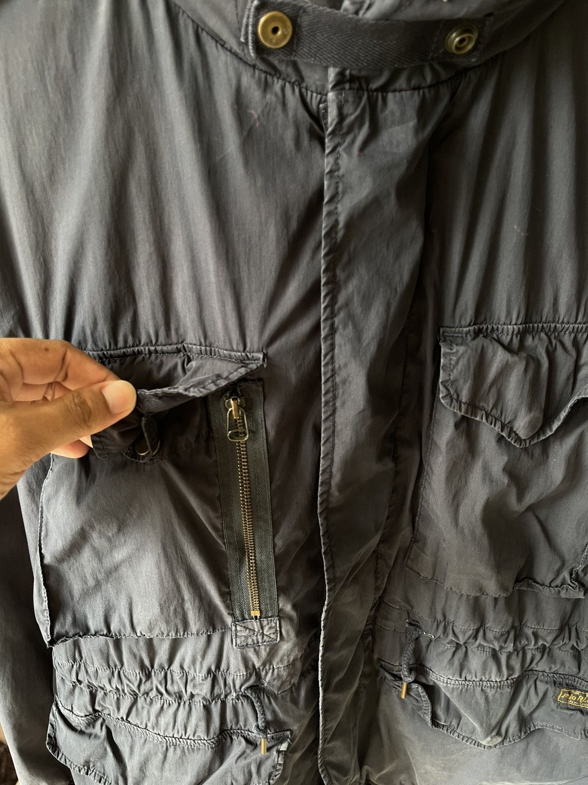Polo Ralph Lauren 2000s Polo Ralph Lauren Distressed Jacket Size US L / EU 52-54 / 3 - 15 Thumbnail