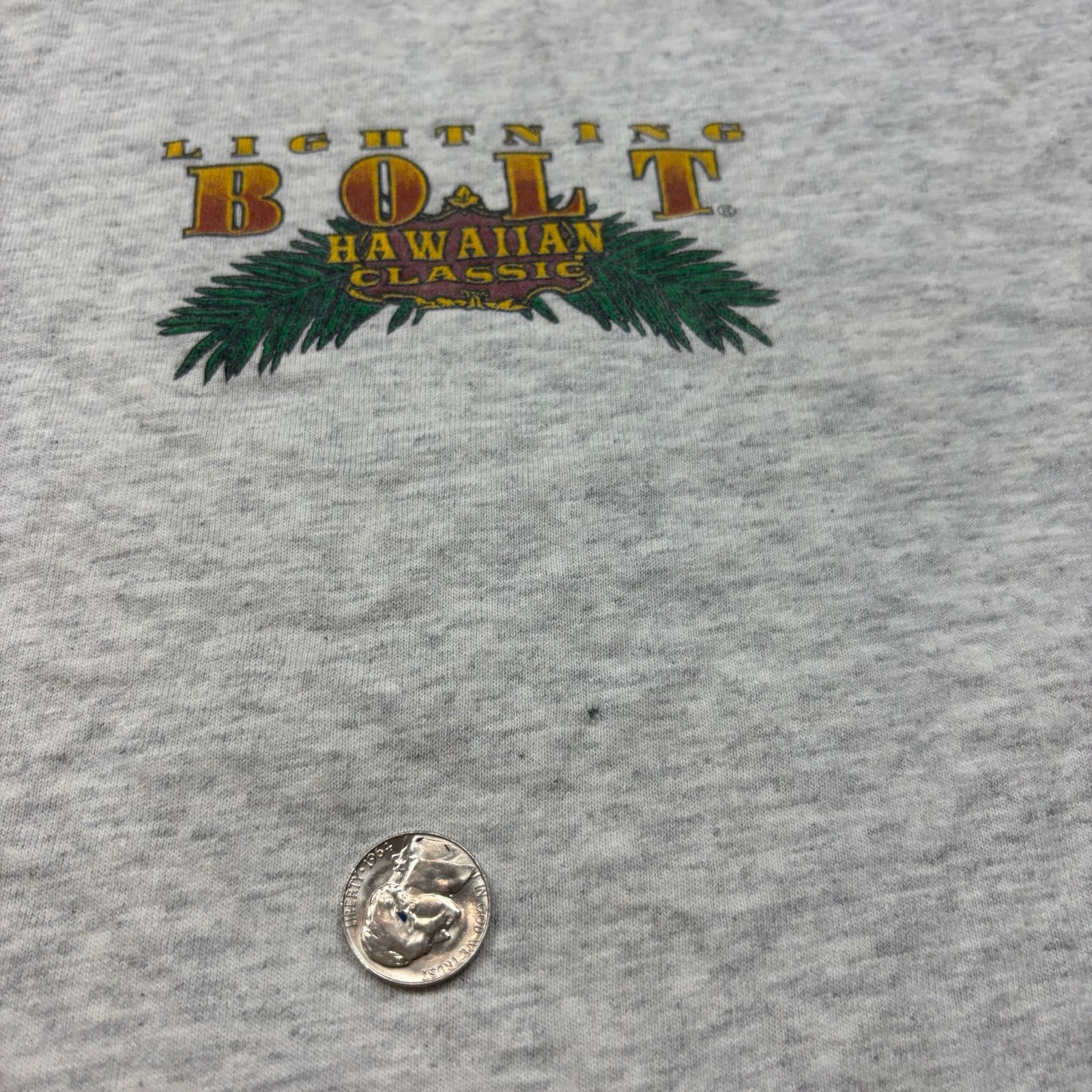 Lightning Bolt × Vintage Vintage 90s Lightning Bolt Hawaiian Classic Surf Shirt Large Size US L / EU 52-54 / 3 - 10 Thumbnail
