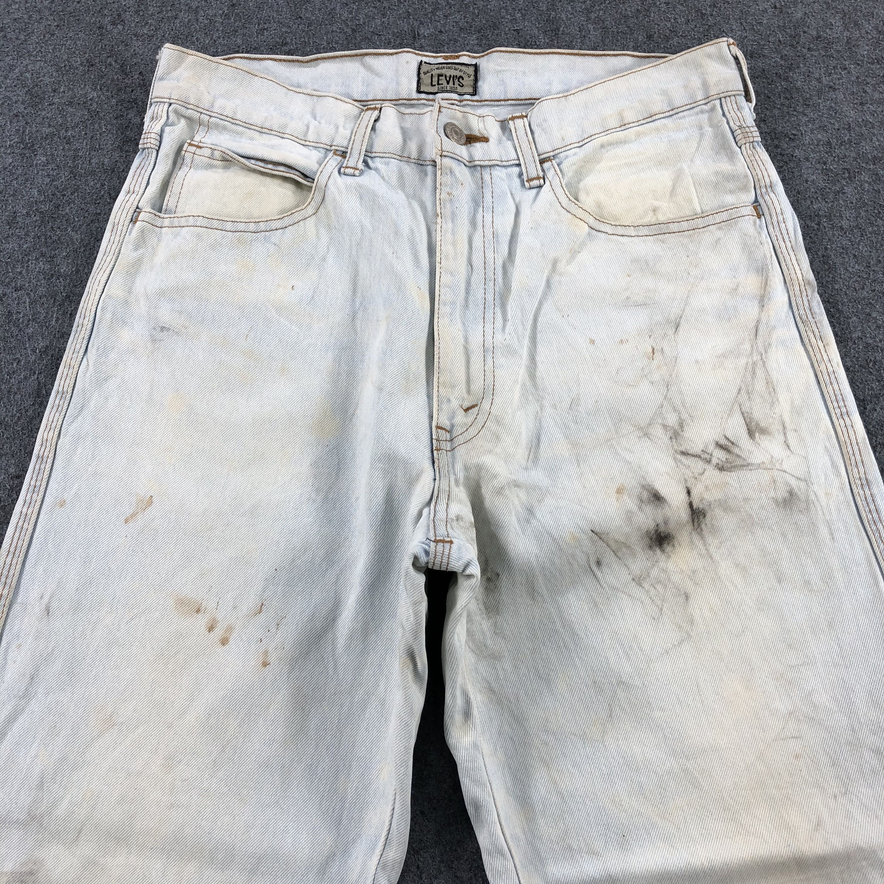 Levi's × Vintage 90s Vintage Light Wash Levis Jeans-JM2043 Size US 32 / EU 48 - 3 Thumbnail