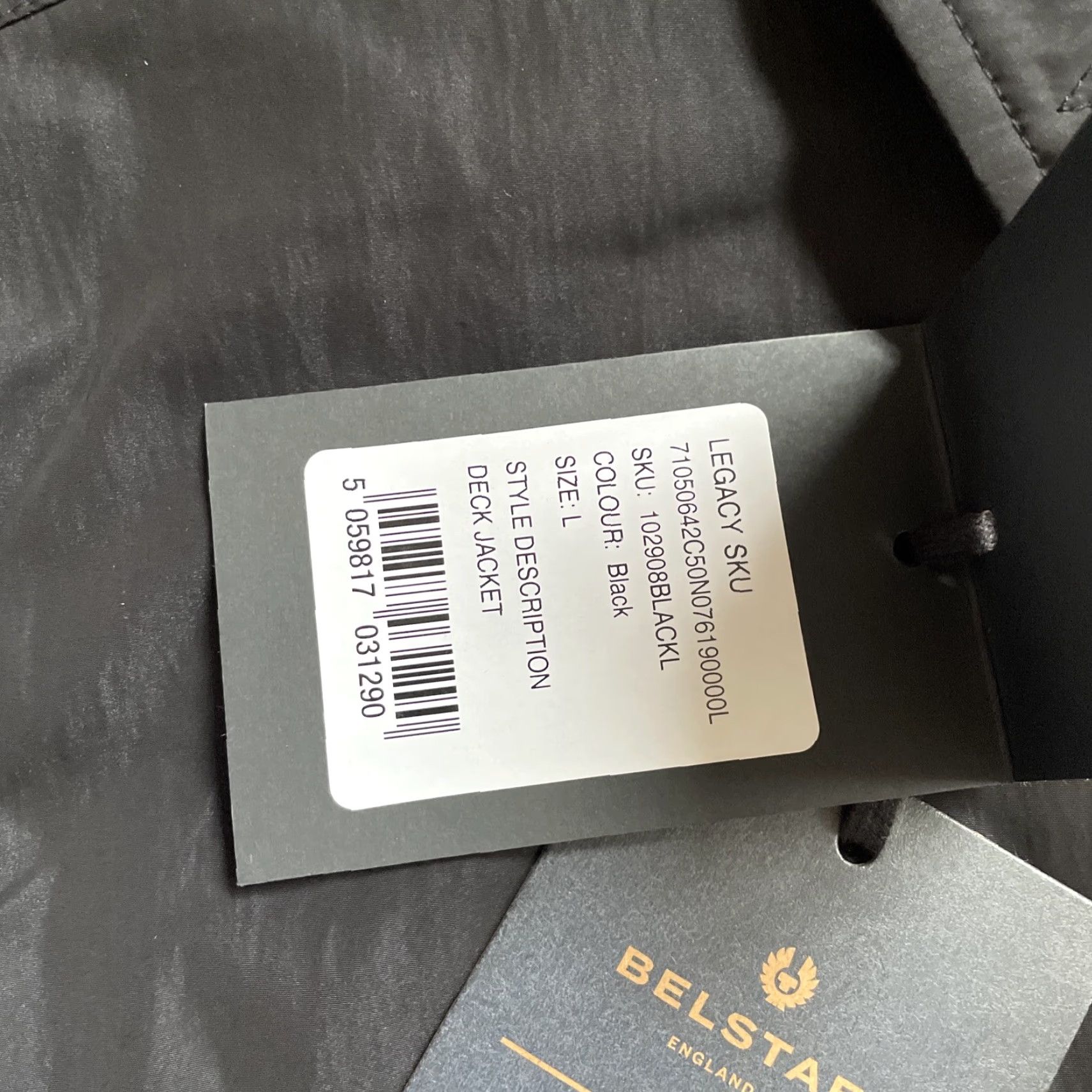 Belstaff Belstaff Ripple Shell Jacket Black L Mens NWT Size US L / EU 52-54 / 3 - 6 Thumbnail