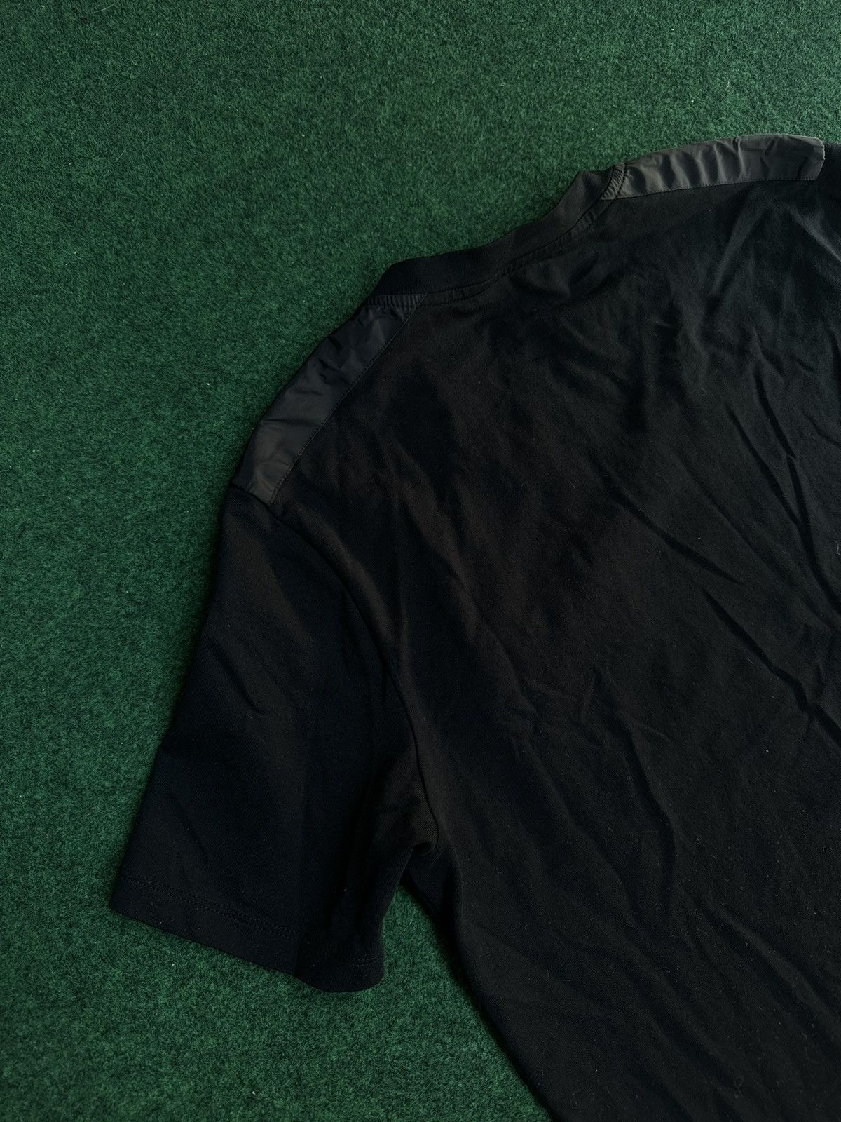 Prada Prada black t shirt with logo and nylon size S Size US S / EU 44-46 / 1 - 6 Thumbnail