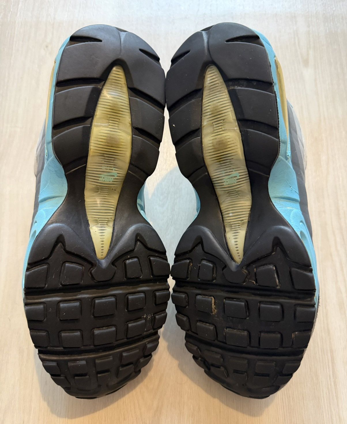 Nike 2013 Nike Air Max 95 No Sew Gamme Blue Grey 616190-040 Sz 9 Size US 9 / EU 42 - 10 Thumbnail