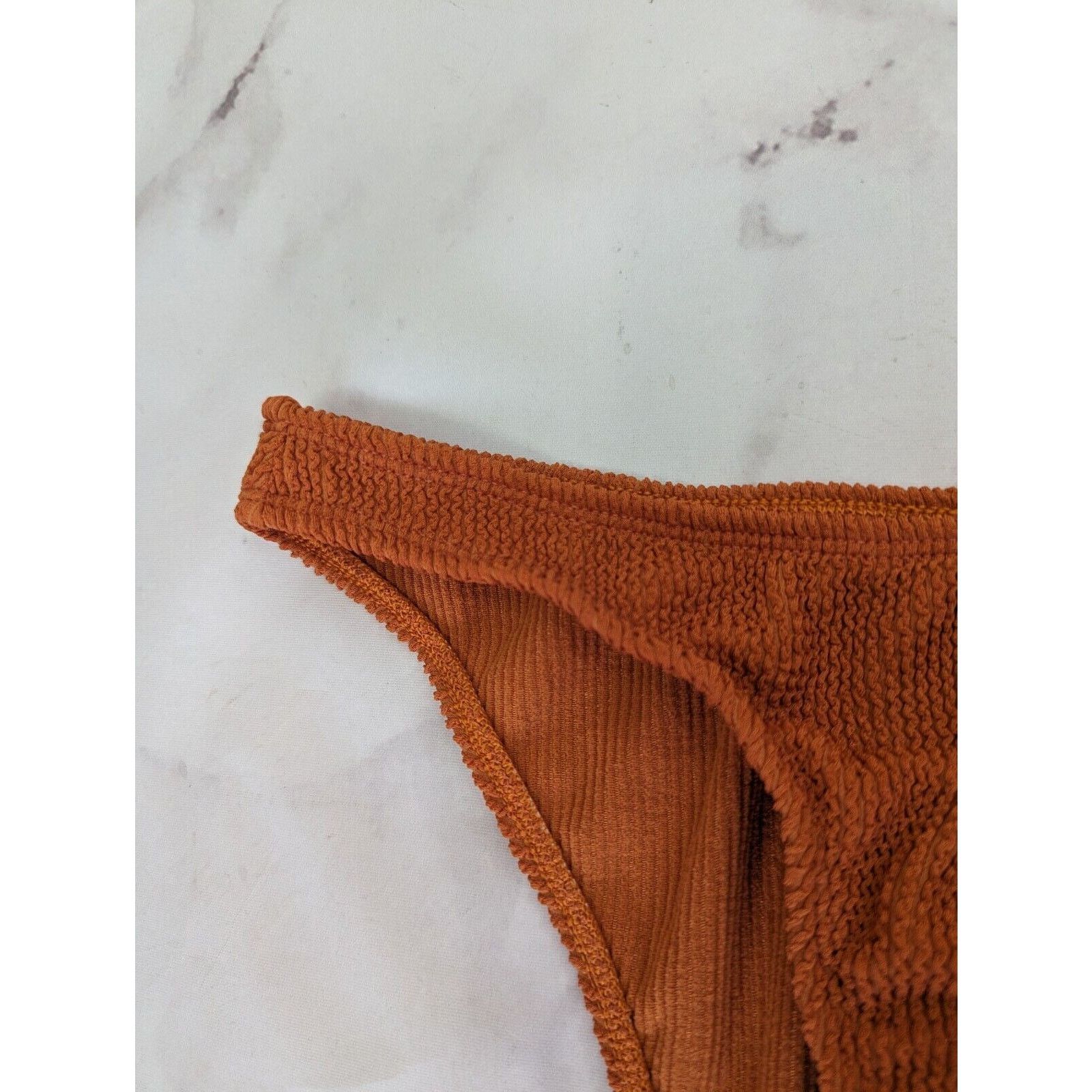 Good American Good American Swim Bottom Women S M Orange Cheeky Bikini Size S / US 4 / IT 40 - 7 Thumbnail