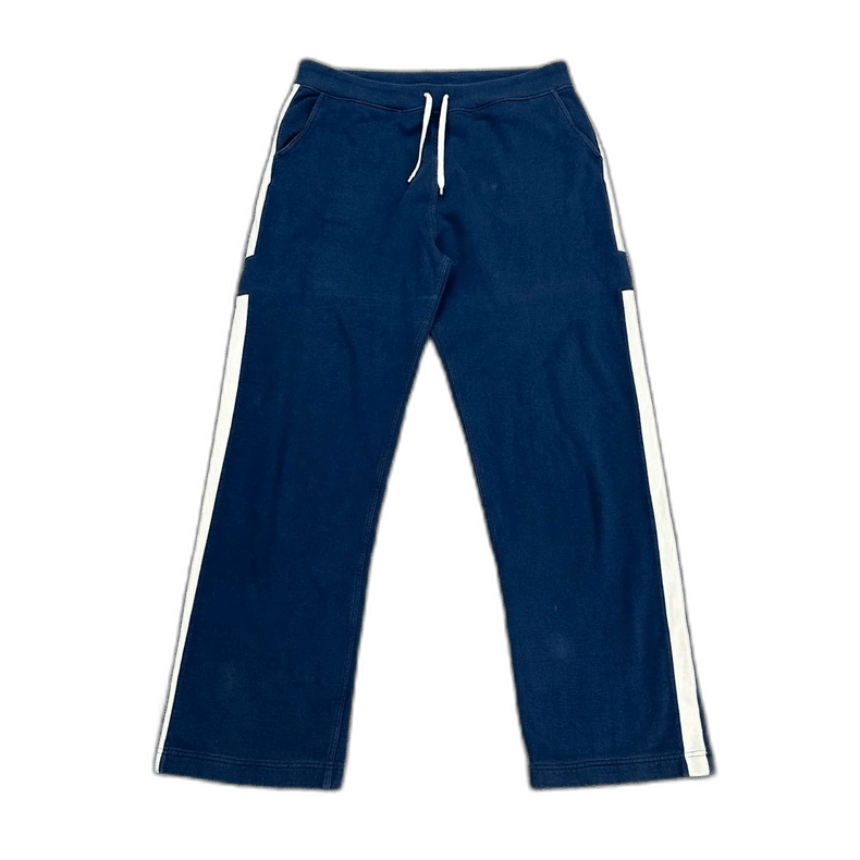 Hermes Blue Casual Pants with Stripes and Drawstring Size US 40 / EU 56 - 1 Thumbnail