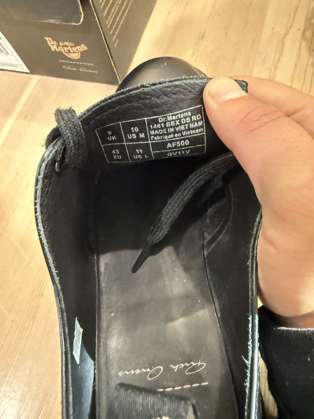 Dr. Martens × Rick Owens Rick Owens dr martin Size US 10 / EU 43 - 5 Thumbnail