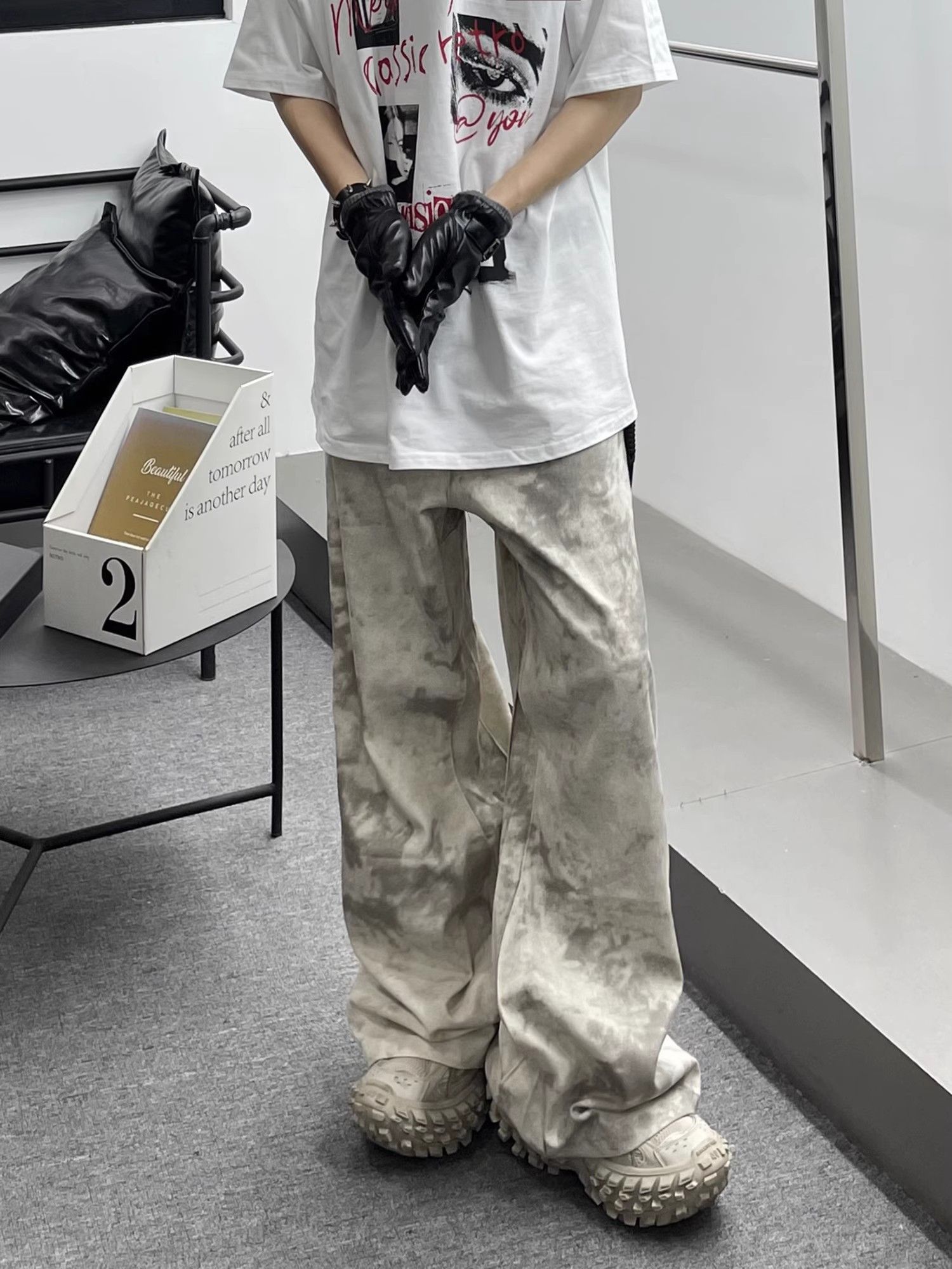 Japanese Brand × Vintage Retro High Street Tie Dyed Camo Casual Pants Size US 32 / EU 48 - 4 Thumbnail