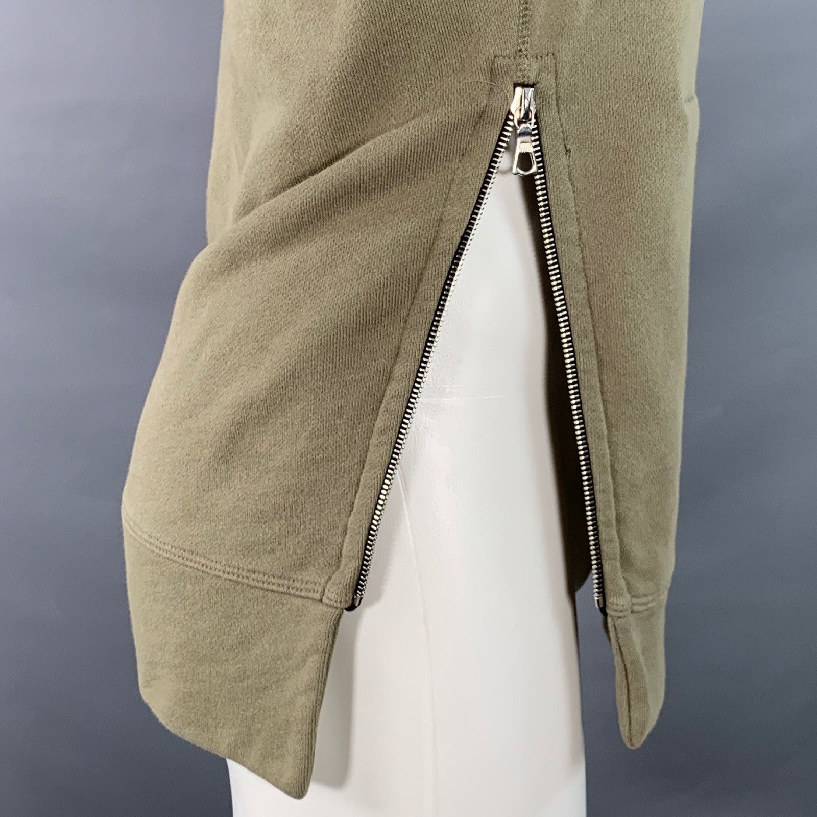 John Elliott JOHN ELLIOTT Size XS Green Cotton Hoodie Sweatshirt Size US XS / EU 42 / 0 - 3 Thumbnail