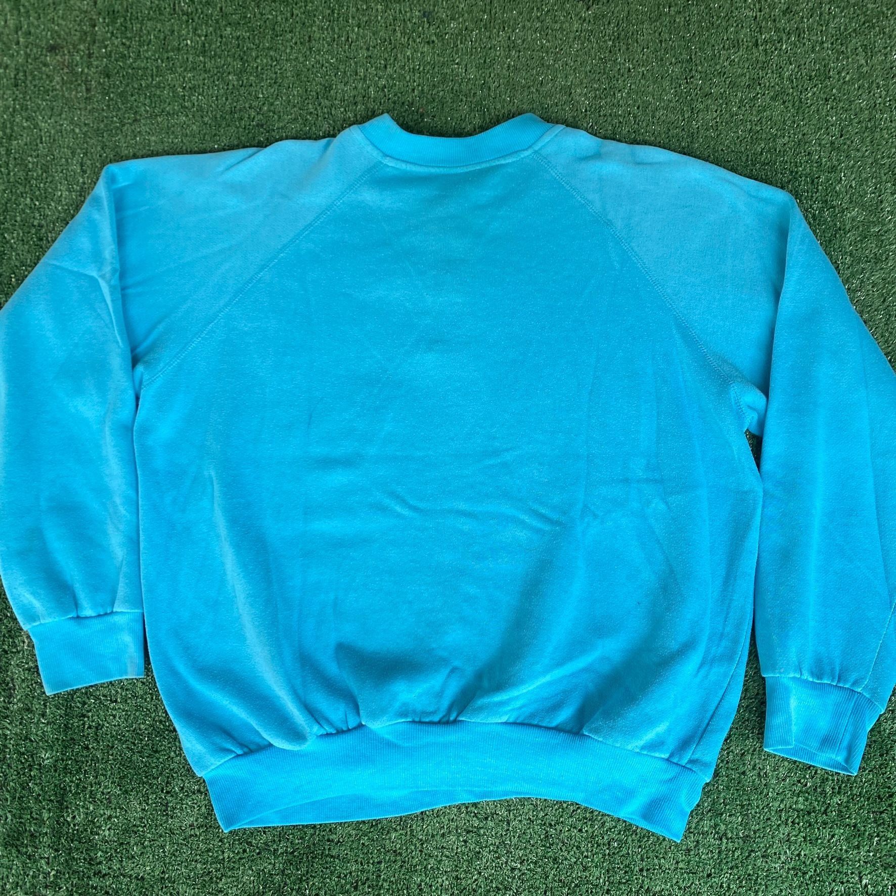 Adidas Vintage 80s Adidas Trefoil Sweatshirt Retro Logo Crewneck Size US L / EU 52-54 / 3 - 5 Thumbnail