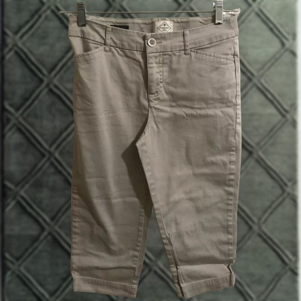 Vintage St Johns Bay Capri Pants Crop Size 4 Tan beige khaki Women’s Size 28" / US 6 / IT 42 - 1 Thumbnail