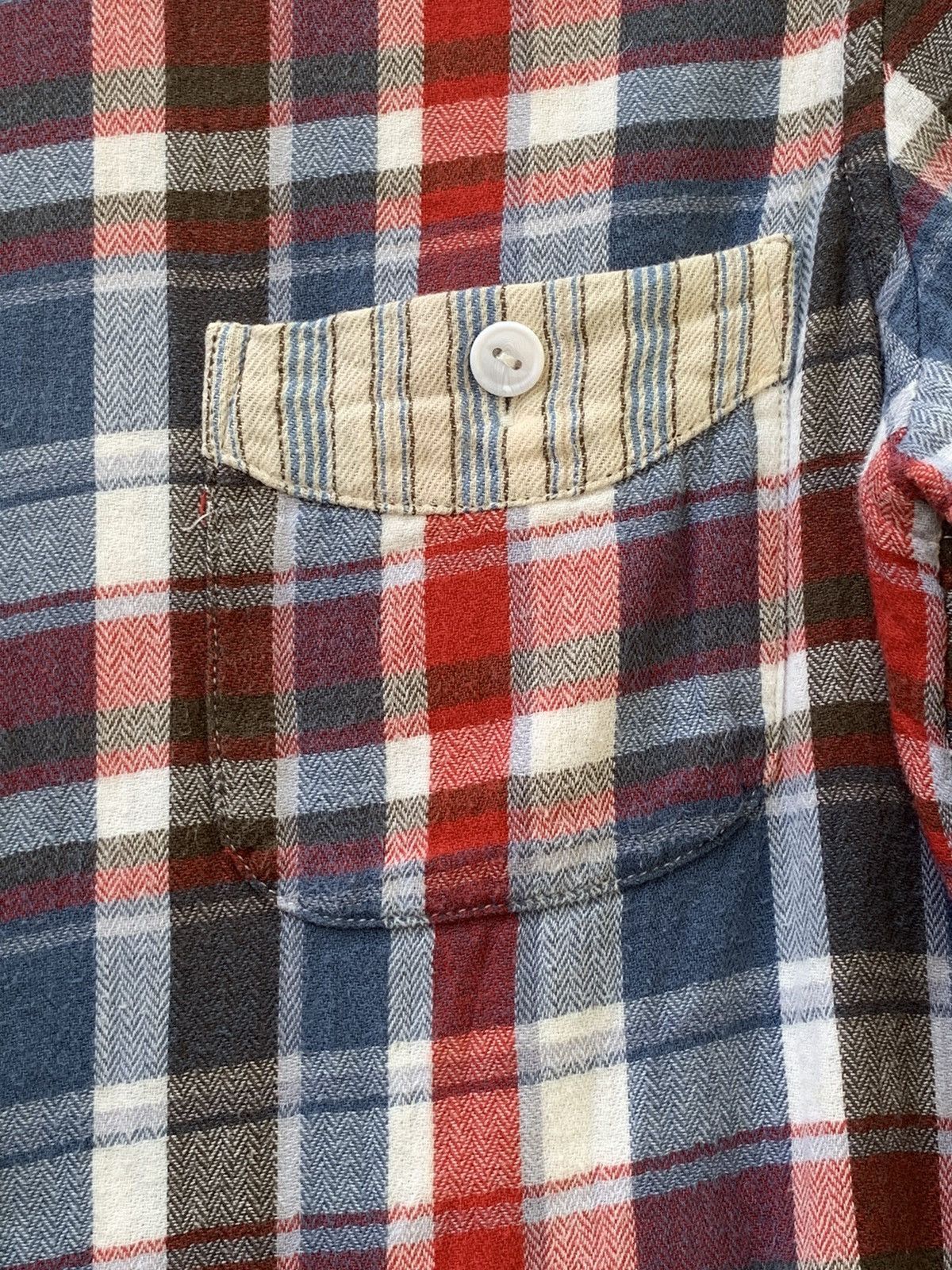 Issey Miyake Ne-net x Issey Miyake Plaid Tartan Flannel Shirt Size US M / EU 48-50 / 2 - 9 Thumbnail
