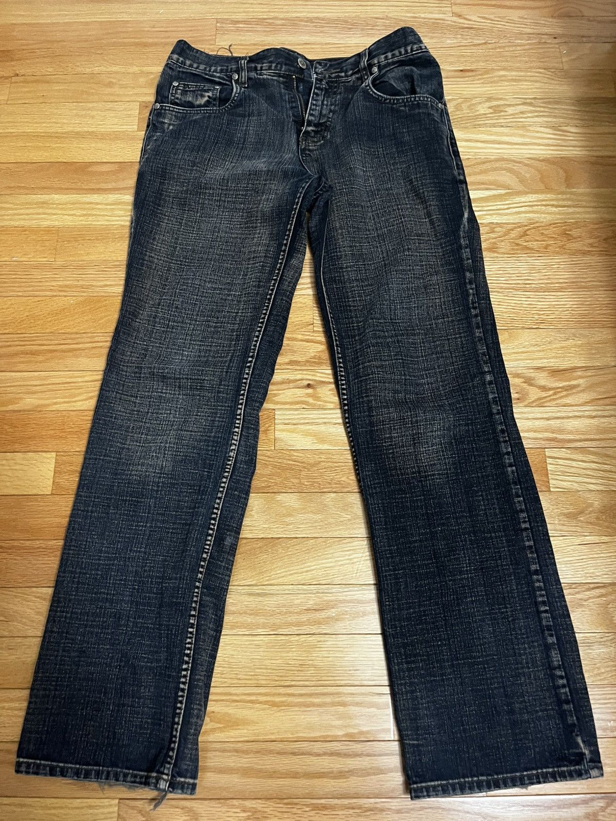 Japanese Brand × Vintage Japanese Brand Sunwash Stitch Jeans Size US 32 / EU 48 - 1 Thumbnail