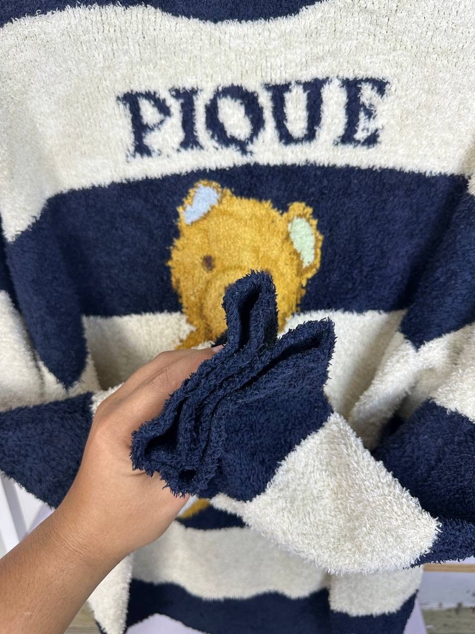 Japanese Brand RARE GELATO PIQUE FLEECE NICE DESIGN Size US L / EU 52-54 / 3 - 5 Thumbnail