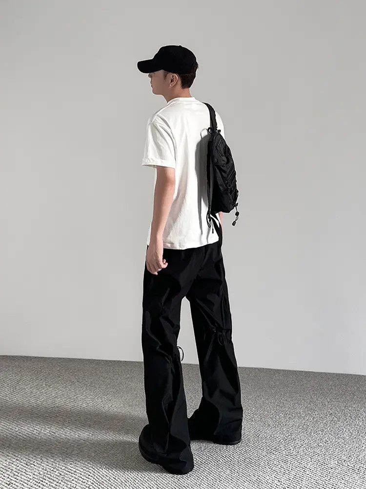 Japanese Brand × Jean Black Opium Wide Leg Stacked Pants Size US 32 / EU 48 - 3 Thumbnail