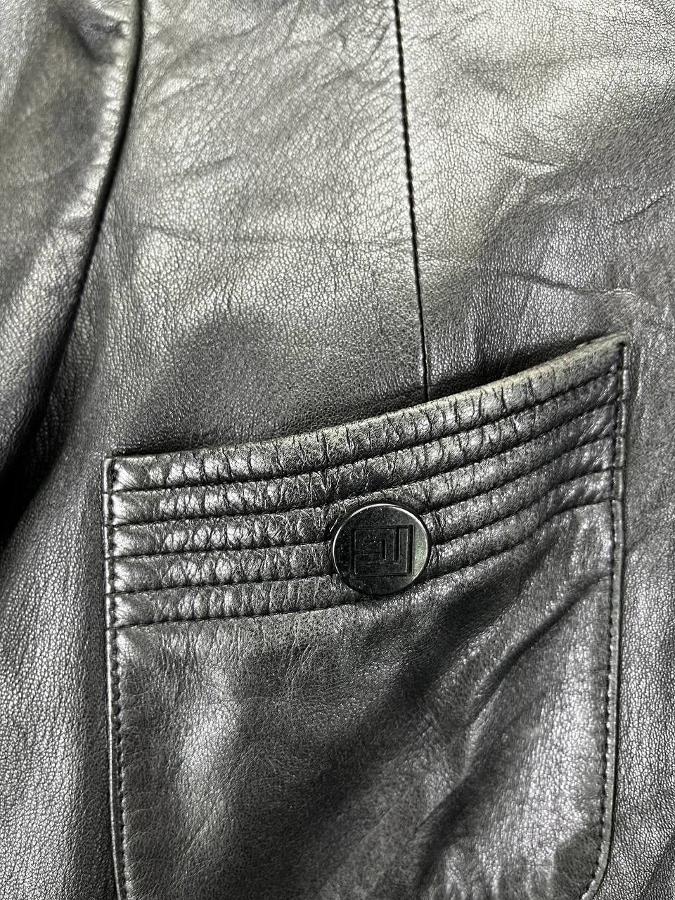 Pierre Balmain Vintage Pierre Balmain Luxury Button Up Leather Jacket Size M / US 6-8 / IT 42-44 - 17 Thumbnail