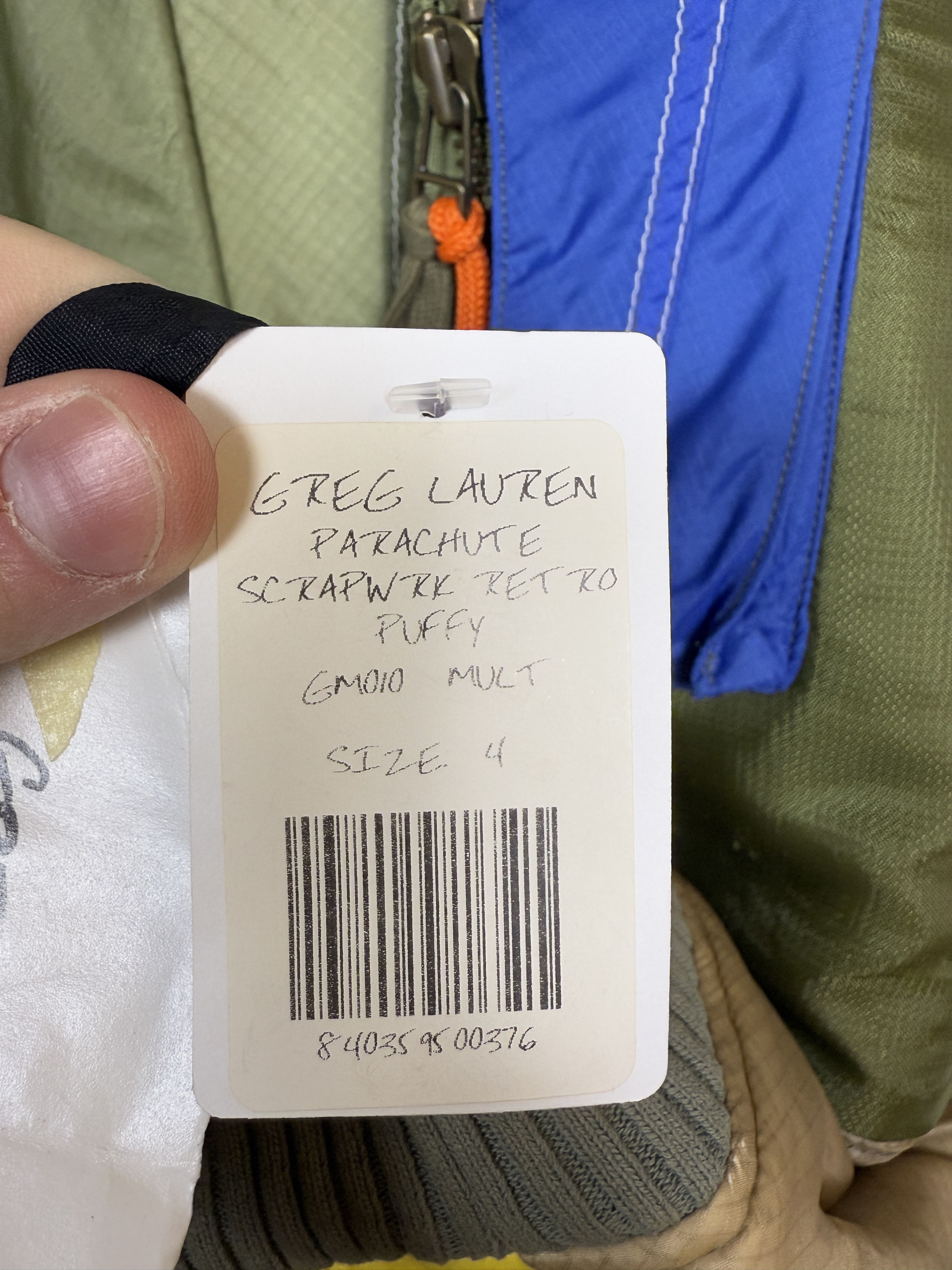 Greg Lauren Greg Lauren Parachute Scrapwork Retro Puffy Parka Size US XL / EU 56 / 4 - 6 Thumbnail