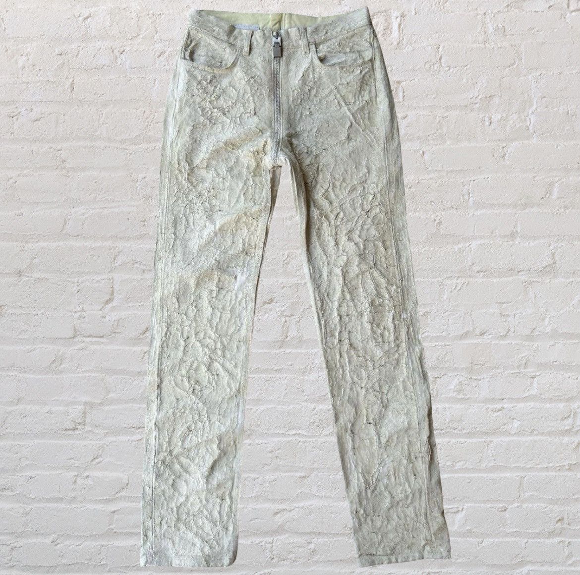 Givenchy Givenchy 21ss painted crackle denim Size US 26 / EU 42 - 1 Thumbnail