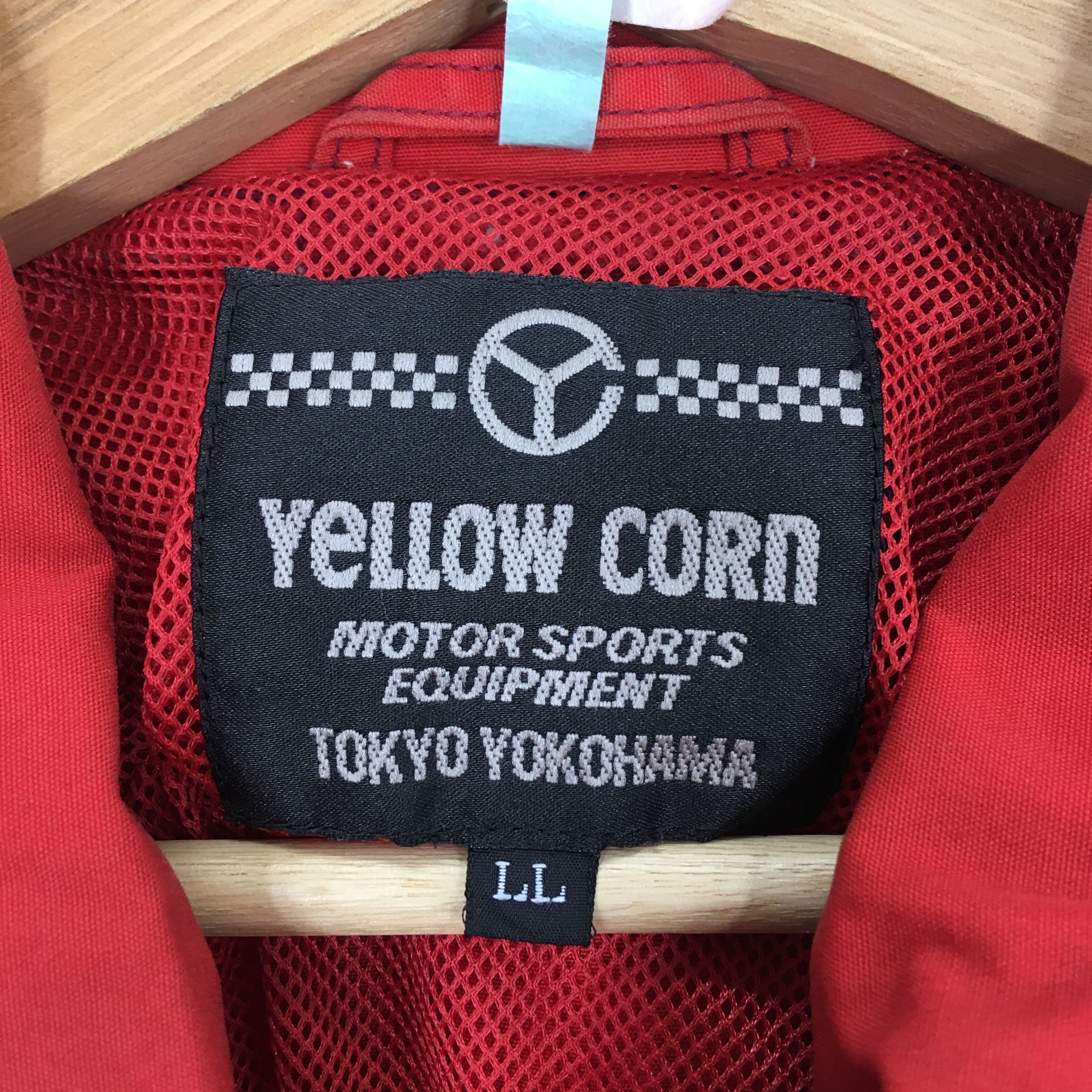 YELLOW CORN Vintage 90's Yellow Corn Sledge Hammer Highway Racing Size US L / EU 52-54 / 3 - 11 Thumbnail