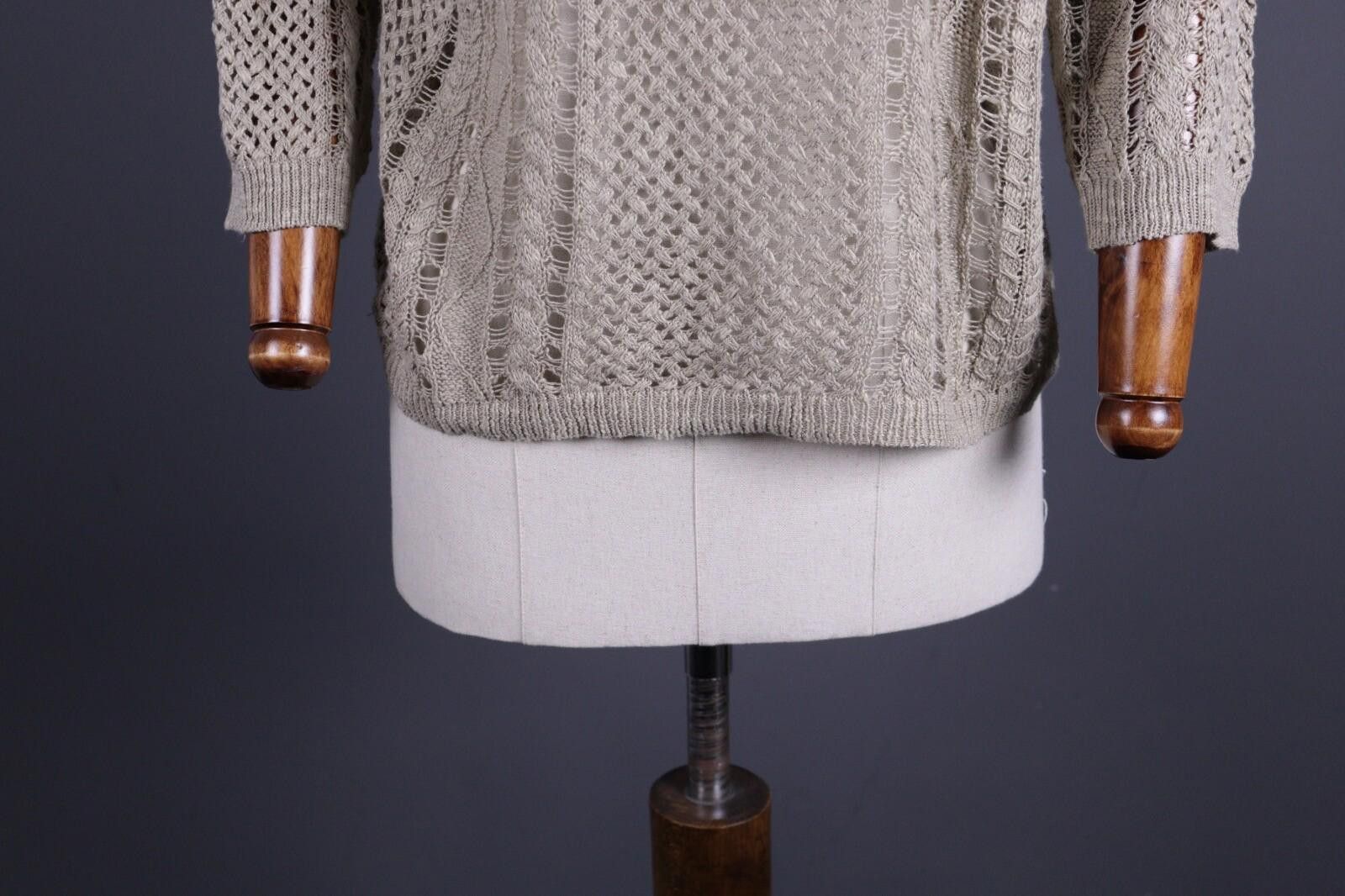 Denim & Supply Ralph Lauren Denim & Supply Ralph Lauren Gray Linen Knit Sweater Size M Size M / US 6-8 / IT 42-44 - 3 Thumbnail