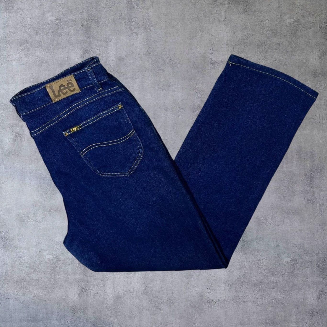 Lee VINTAGE Lee Riders Classic Blue Denim Straight Jeans Women 18 33W 33x29 Blue Denim Size 24" / US 00 / IT 34 - 2 Thumbnail