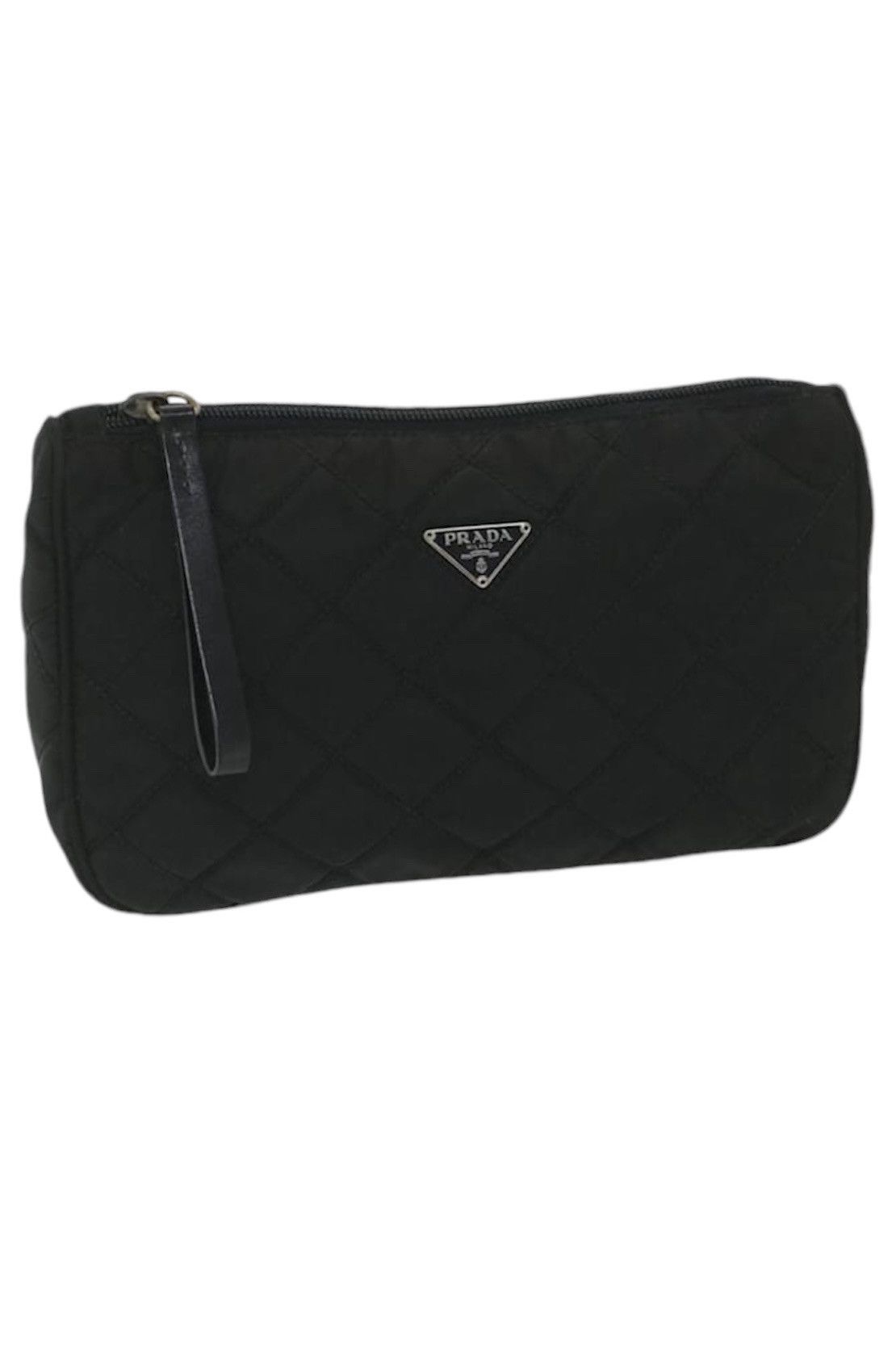 Prada VINTAGE PRADA ITALY Pouch Nylon Quilted Bag Size ONE SIZE - 1 Thumbnail
