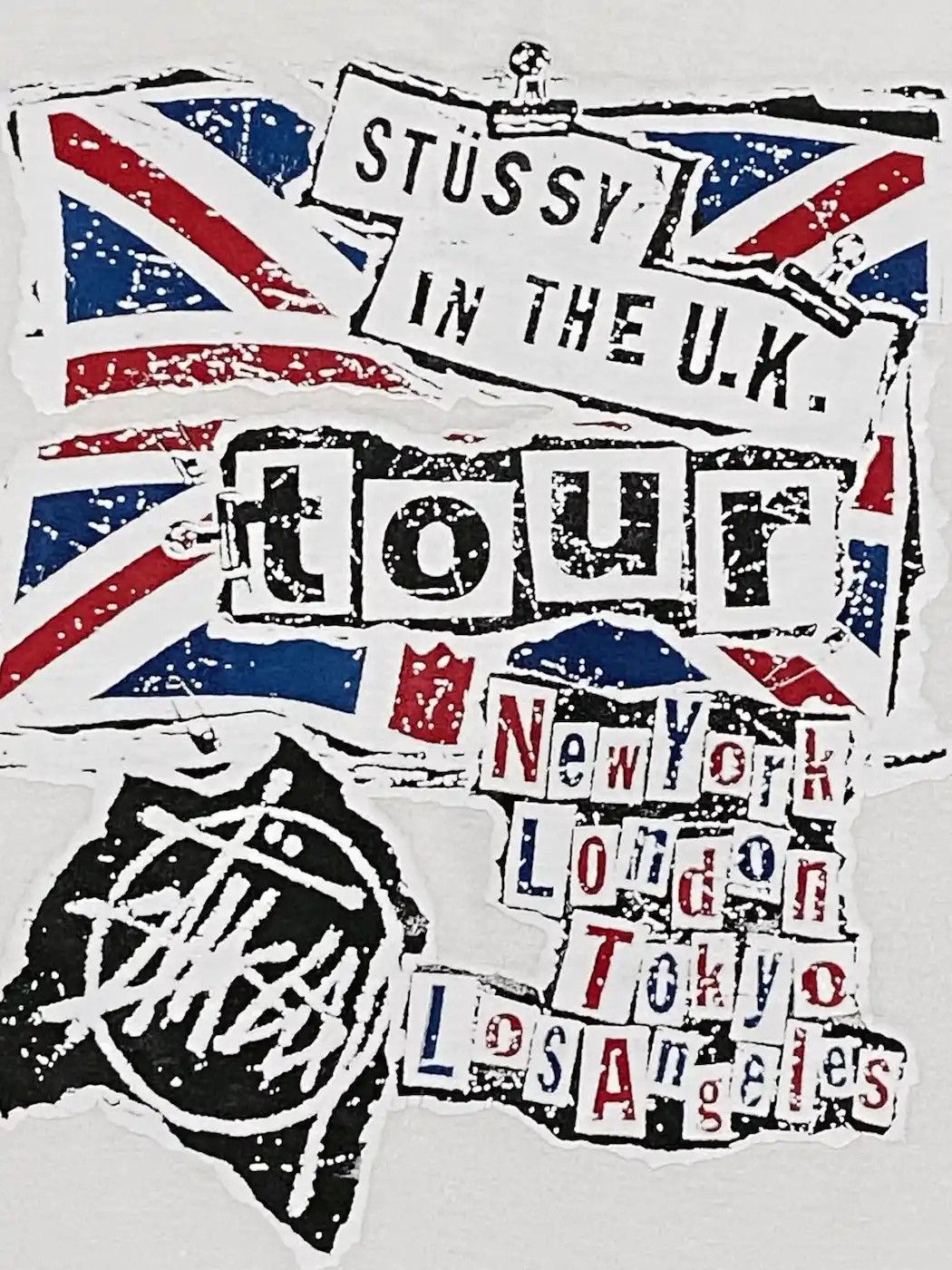 Seditionaries × Stussy × Vintage Vintage 90’s Stussy Sex Pistol Tour Tshirt Rare Size US M / EU 48-50 / 2 - 7 Thumbnail