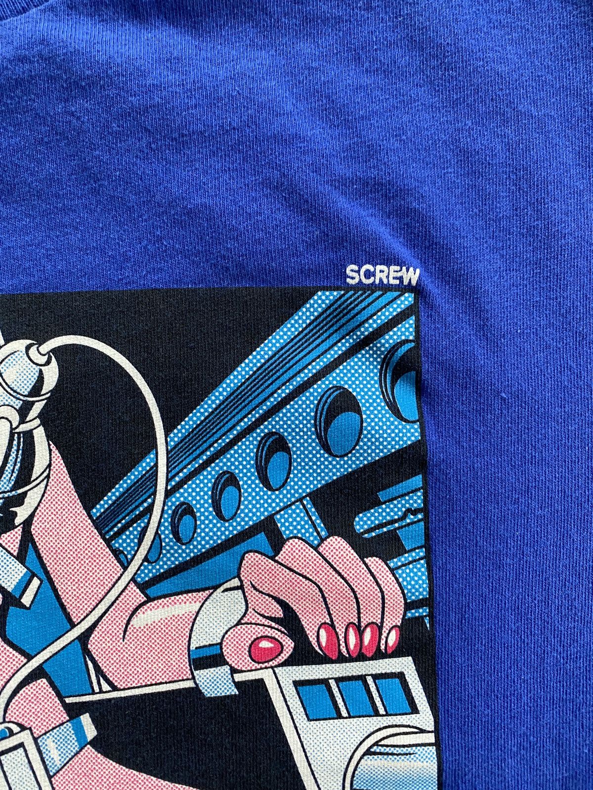 Freshjive Vintage Freshjive X Screw Magazine Cyberpunk Space Pinup Tee Size US L / EU 52-54 / 3 - 4 Thumbnail