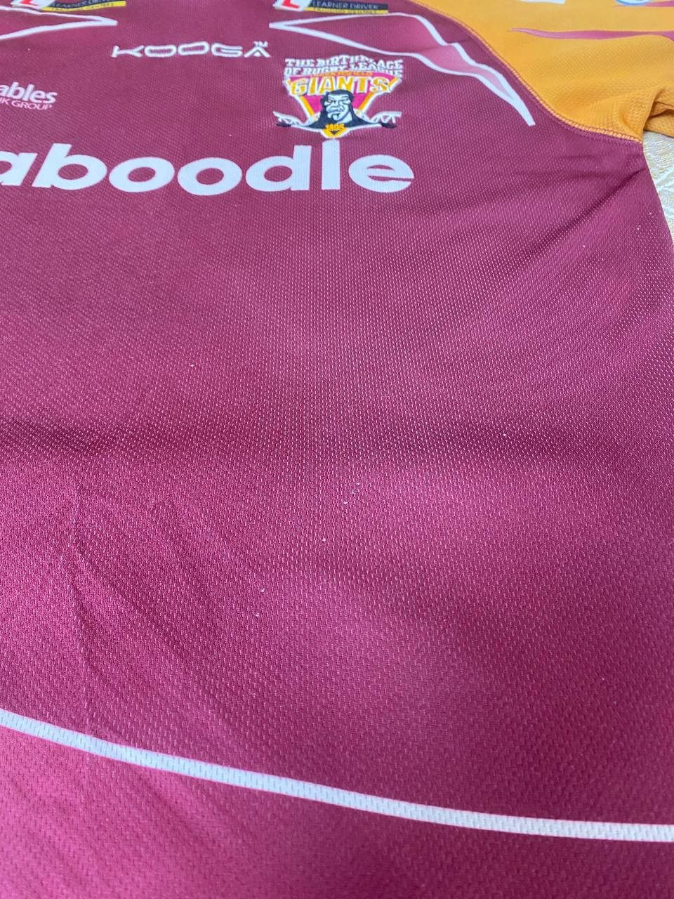 Vintage 🔥 Huddersfield Giants KooGa Rugby England Jersey T Shirt Size US M / EU 48-50 / 2 - 6 Thumbnail