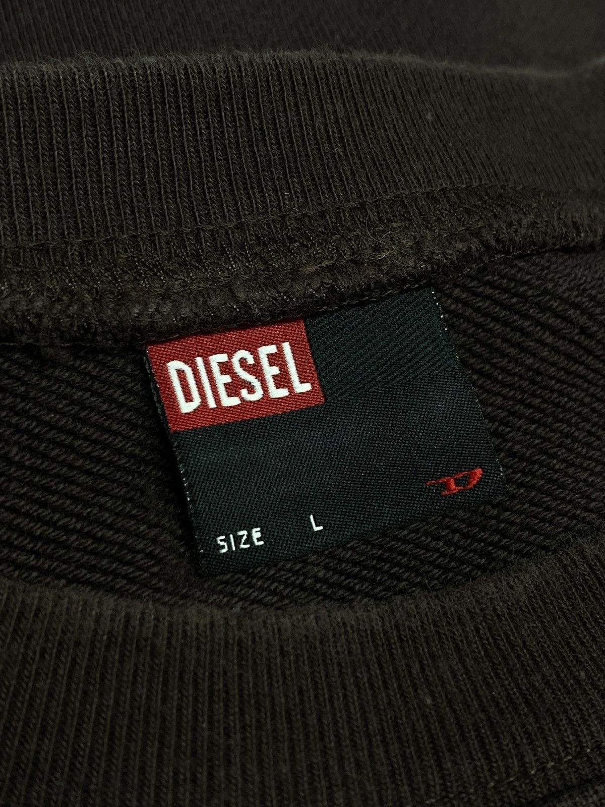 Diesel 00s Diesel Brown Crewneck Sweatshirt Y2k Size US L / EU 52-54 / 3 - 12 Thumbnail