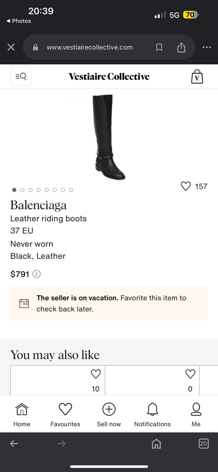 Balenciaga leather biker boots Size US 9.5 / IT 39.5 - 20 Thumbnail