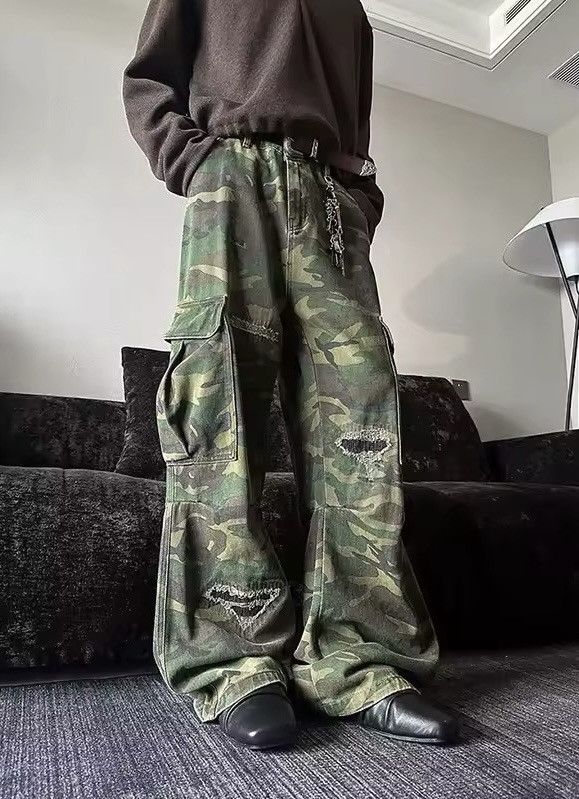 Japanese Brand Camouflage Baggy Jeans Size US 28 / EU 44 - 1 Thumbnail