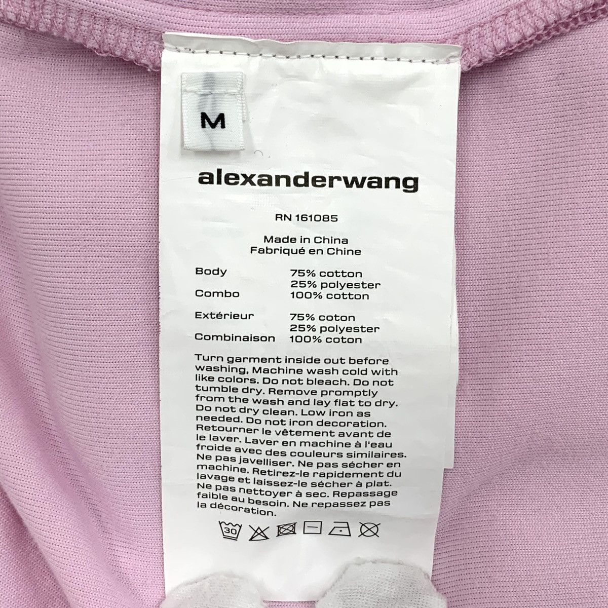 Alexander Wang Alexander Wang Pink Vintage Apple Logo Casual Pants K26WX Size 26" / US 2 / IT 38 - 7 Thumbnail
